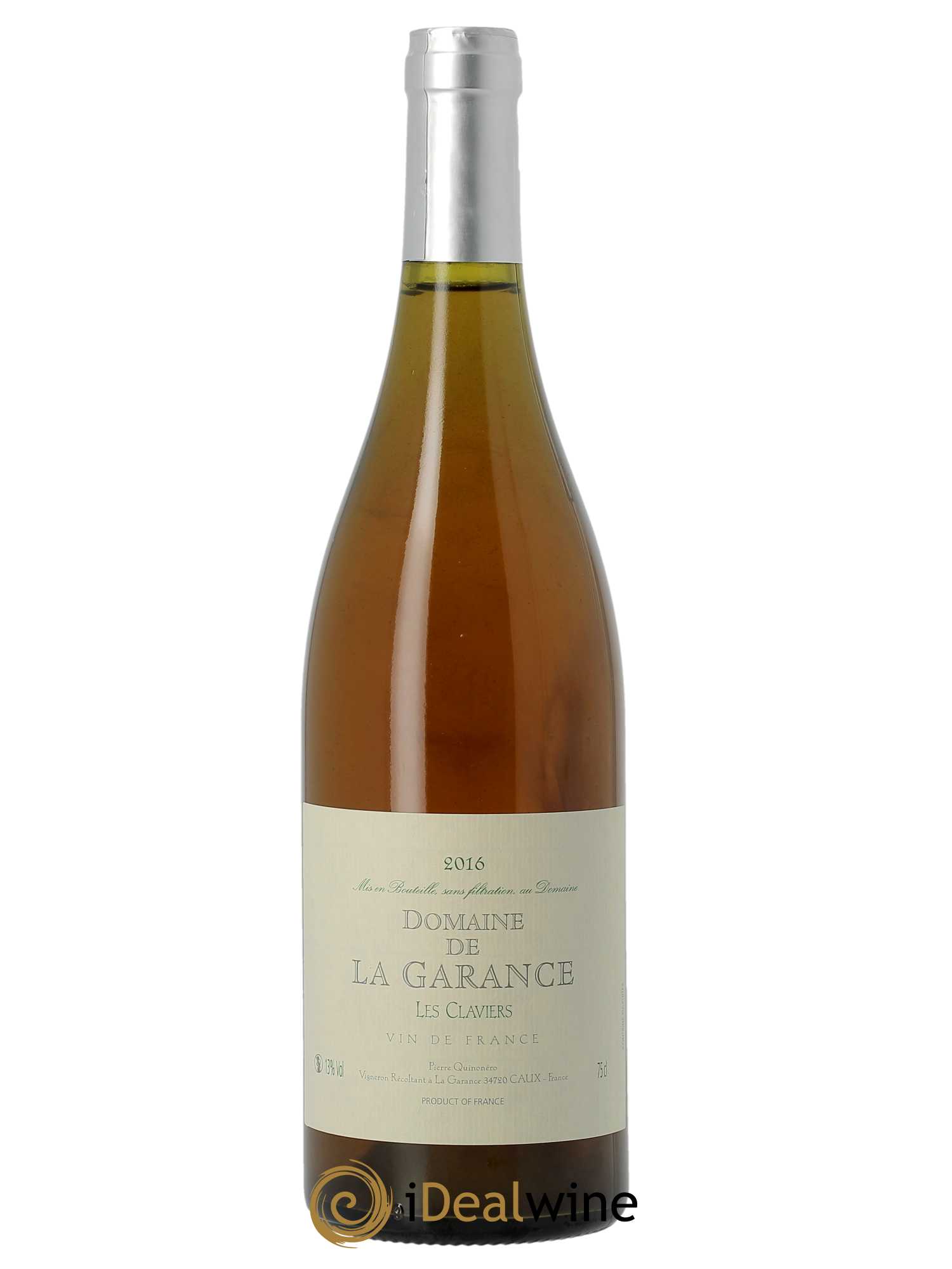 Vin de France de La Garance (Domaine) Les Claviers  2016 - Lot de 1 bouteille - 0
