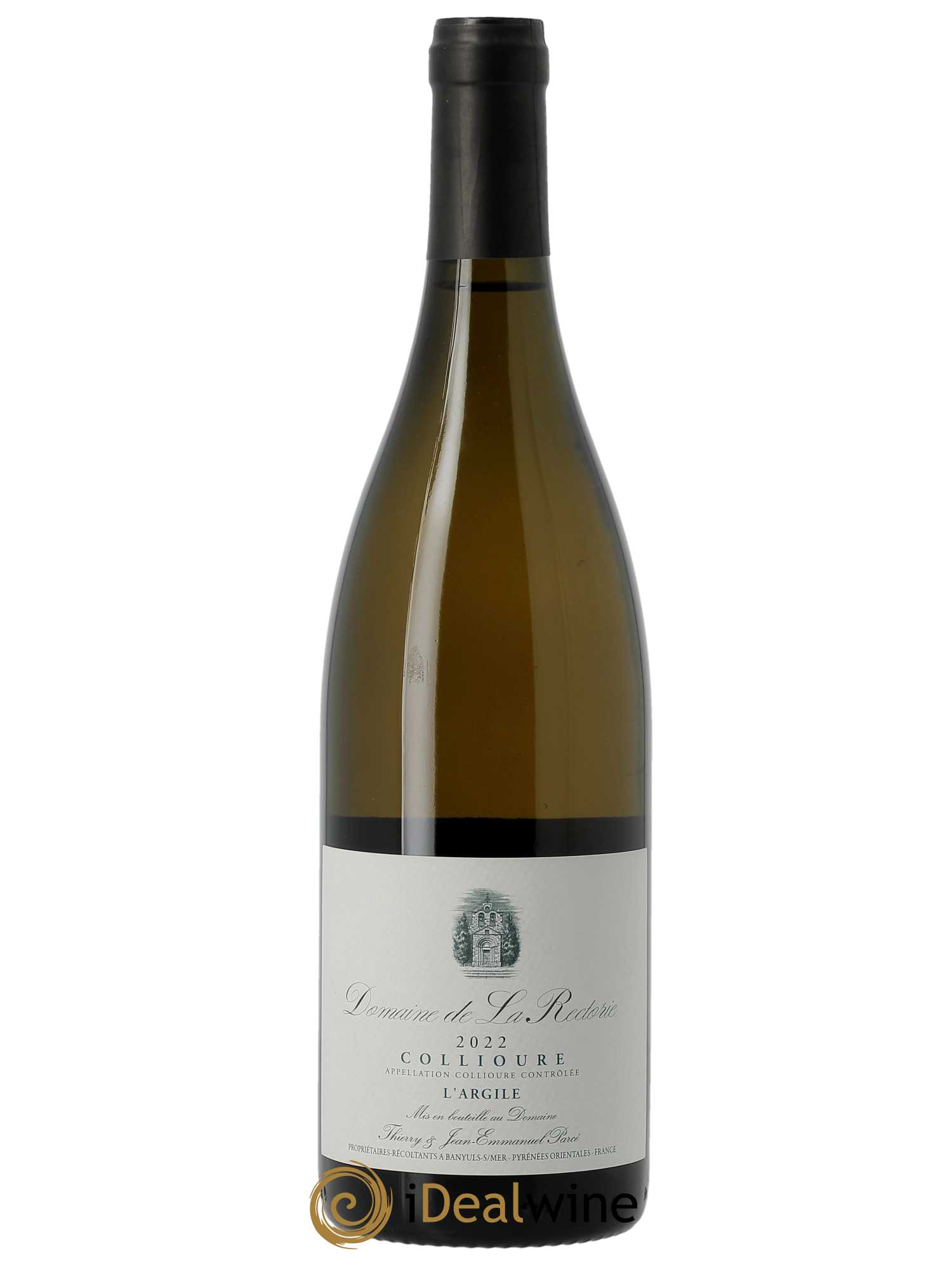 Collioure La Rectorie (Domaine de) L'Argile Thierry et Jean Emmanuel Parcé 2022 - Lot of 1 bottle - 0