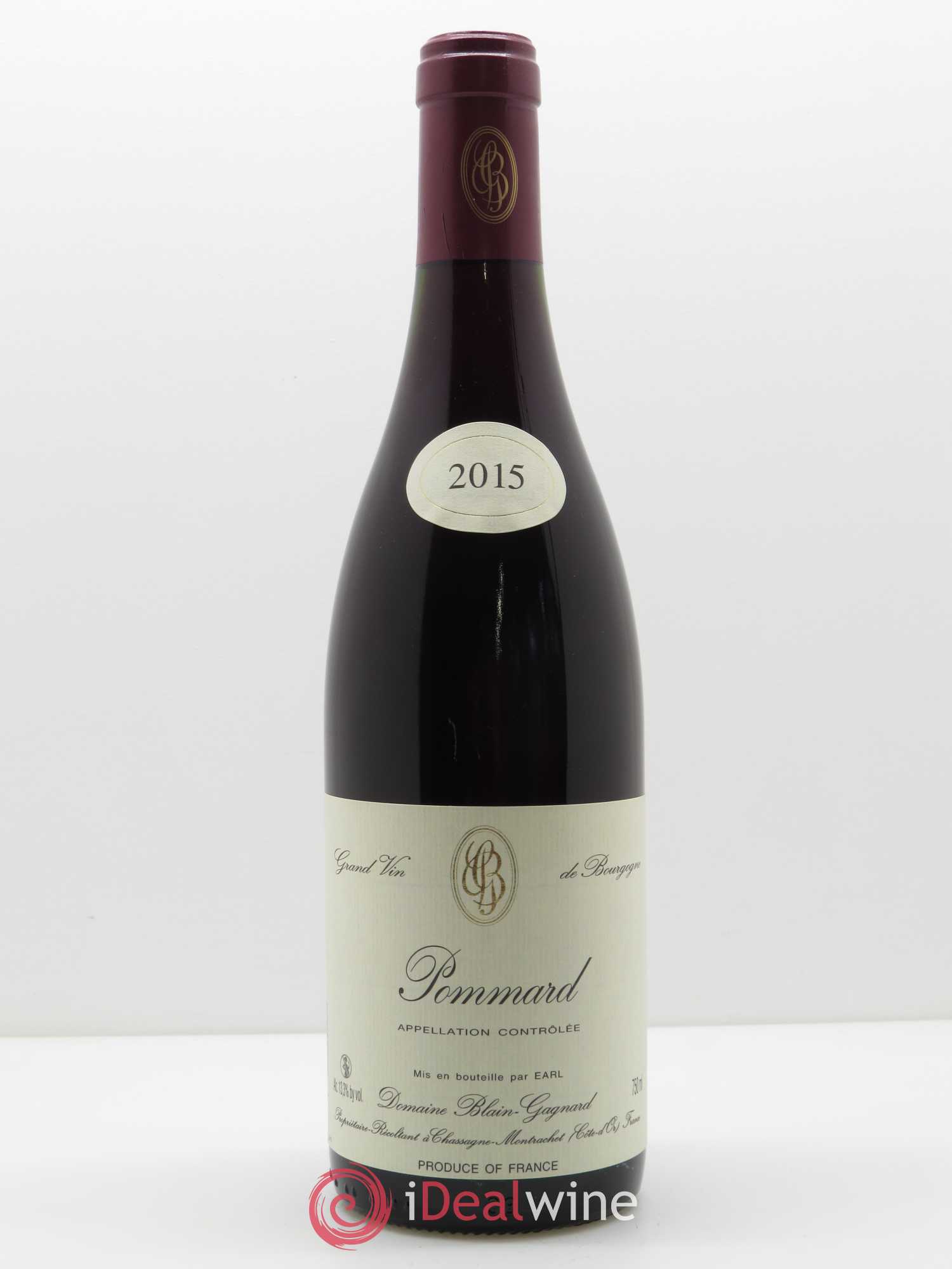 Pommard Blain-Gagnard (Domaine) 2015 - Lot de 1 bouteille - 0
