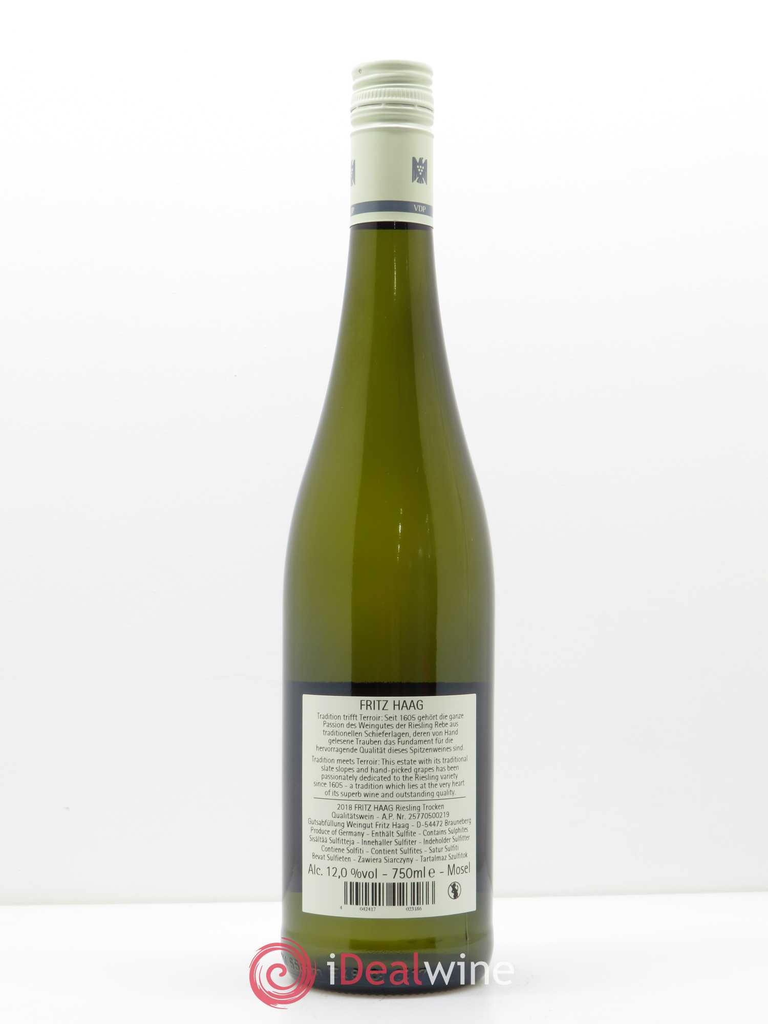 Riesling Fritz Haag Trocken 2018 - Posten von 1 Flasche - 1
