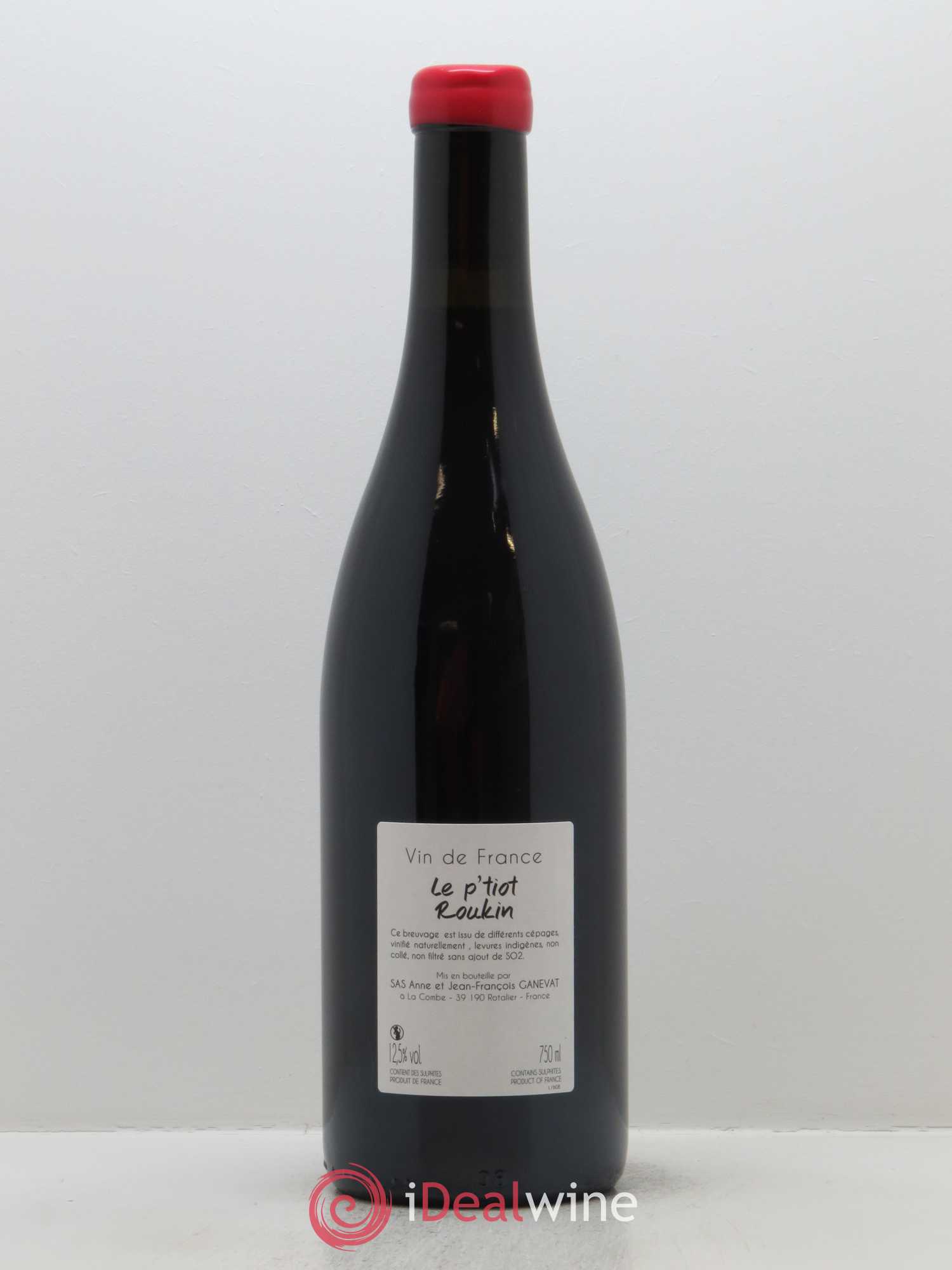 Vin de France Le P'tiot Roukin Anne et Jean François Ganevat - Lot de 1 bouteille - 1