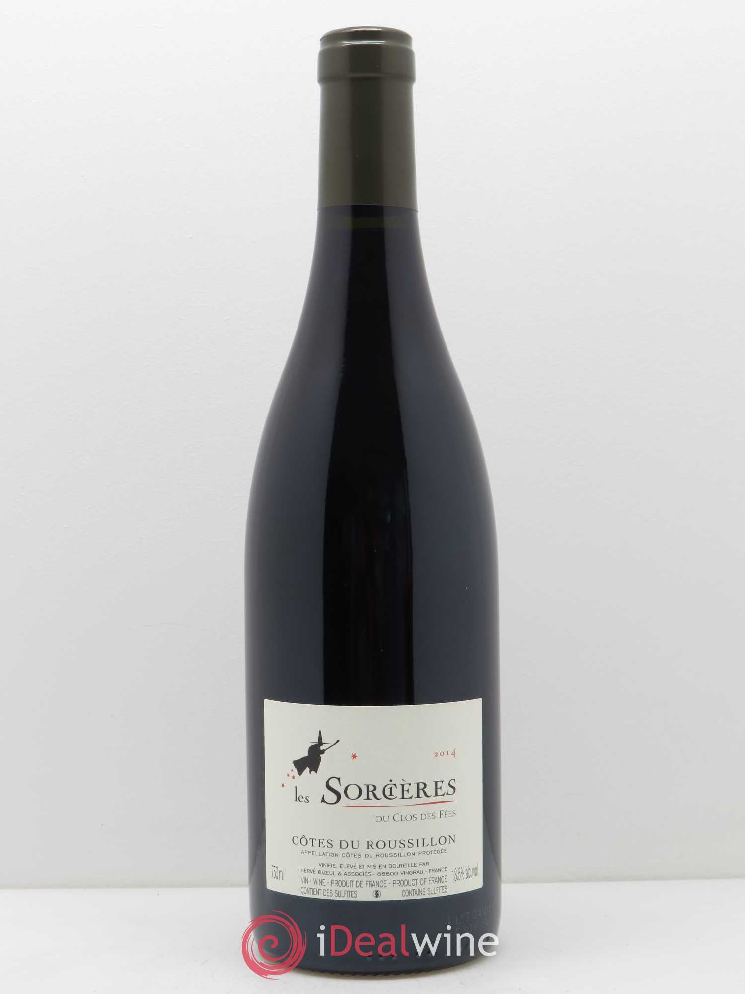 Côtes du Roussillon Clos des Fées Les Sorcières Hervé Bizeul 2014 - Lot de 1 bouteille - 0