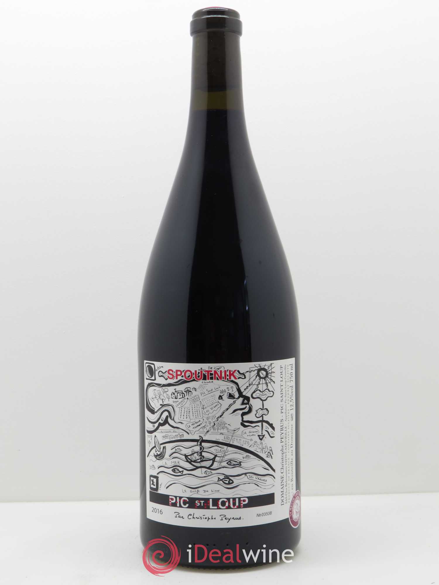 Pic Saint-Loup Clos des Reboussiers Spoutnik 2016 - Lot de 1 magnum - 0