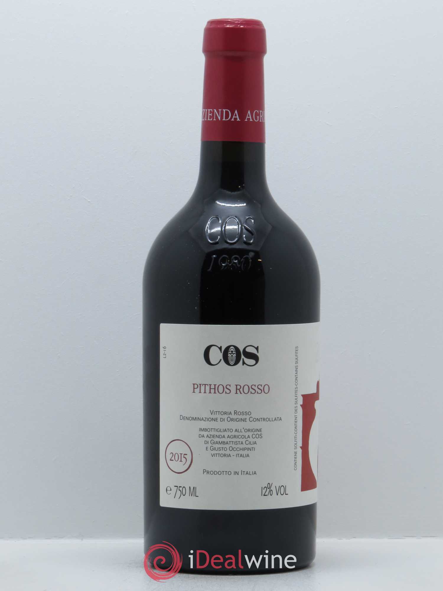 Vittoria Rosso DOC Azienda Agricola Cos Pithos 2015 - Lot de 1 bouteille - 1