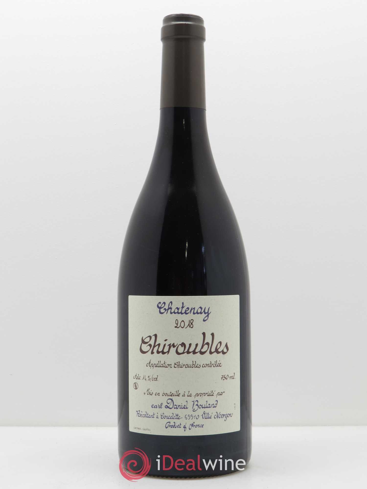 Chiroubles Chatenay Daniel Bouland (Domaine) 2018 - Lot de 1 bouteille - 0