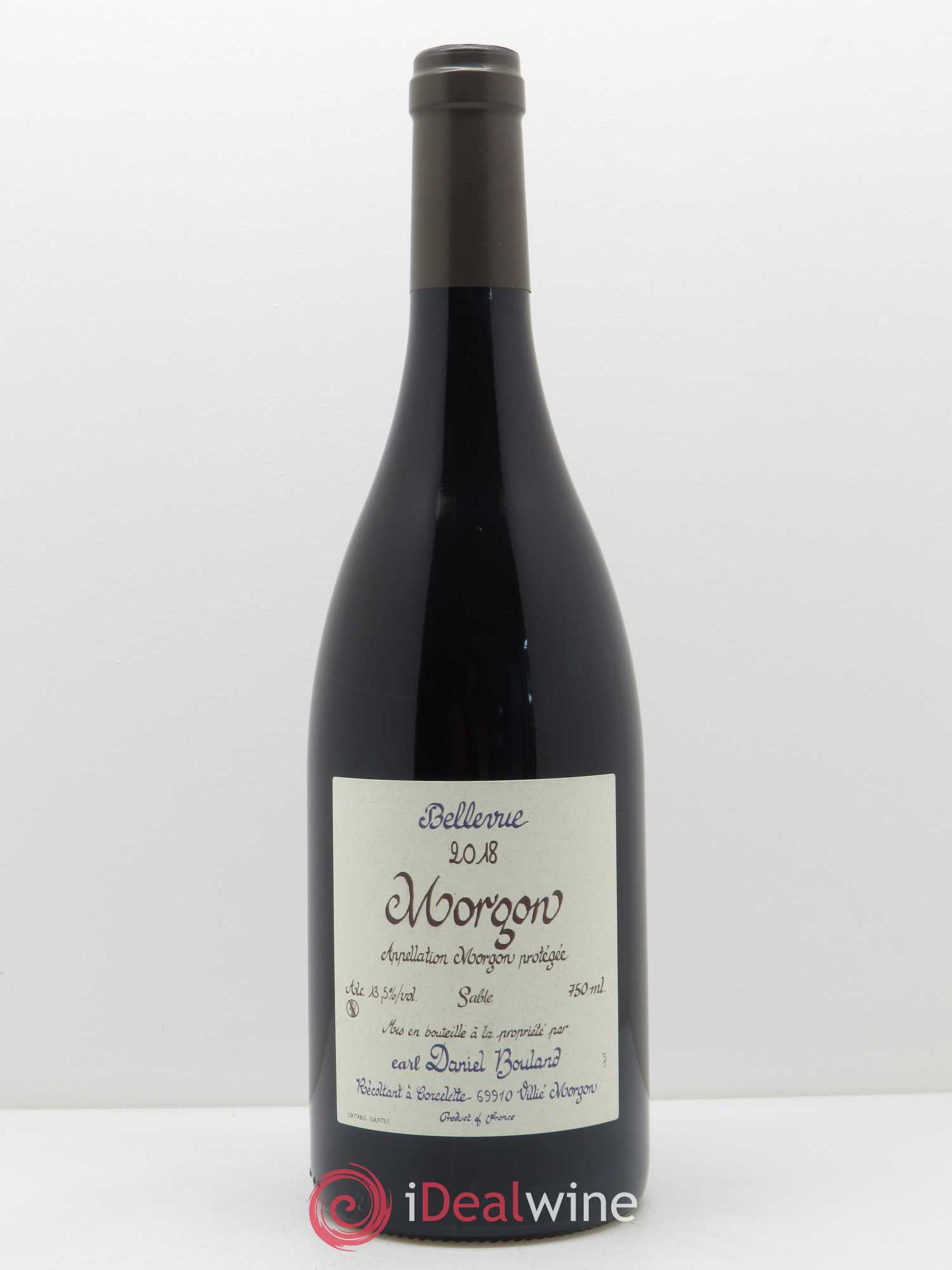 Morgon Bellevue Schiste Daniel Bouland (Domaine) 2018 - Lot de 1 bouteille - 0