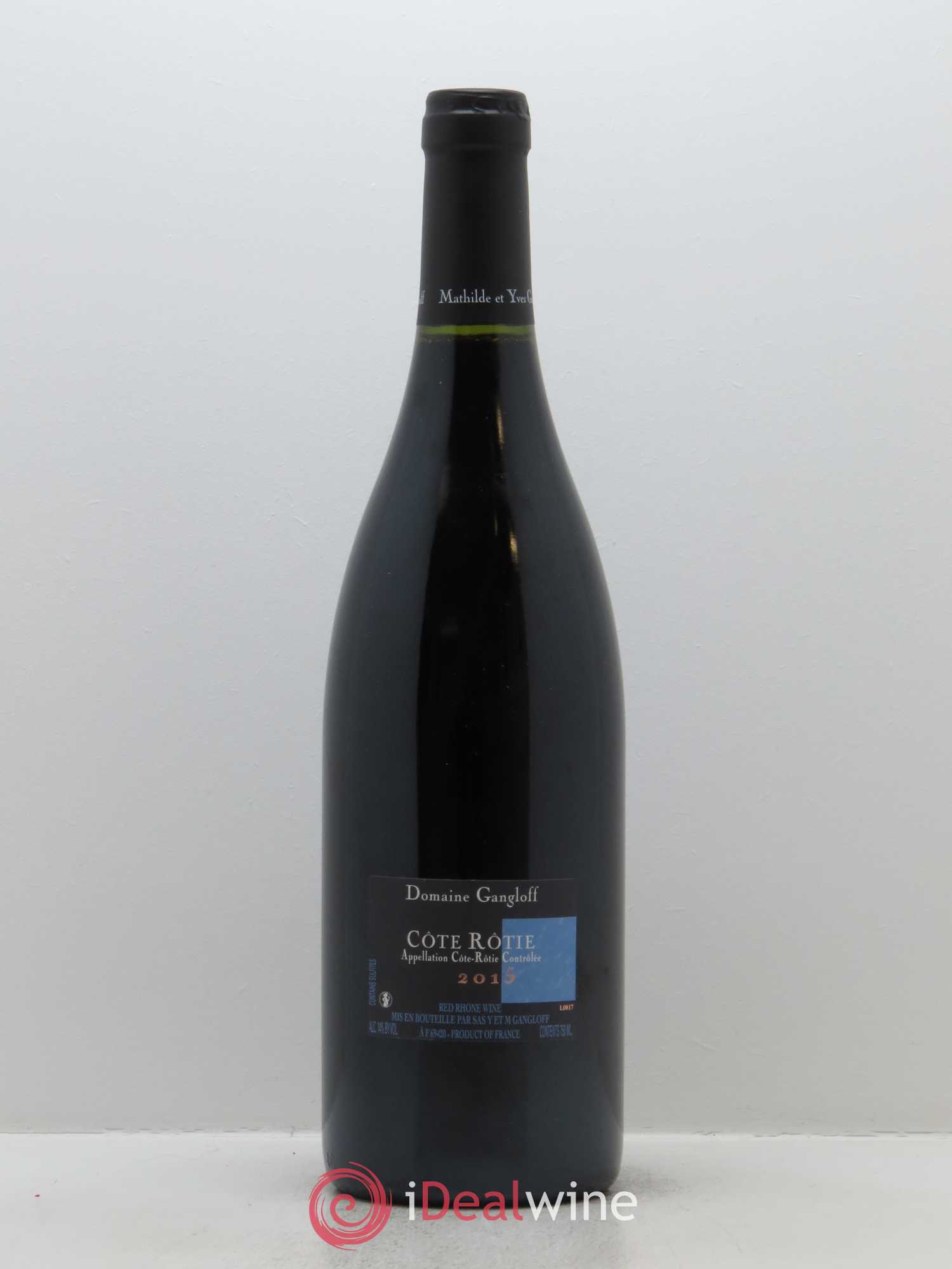 Côte-Rôtie La Barbarine Gangloff (Domaine) 2015 - Lot de 1 bouteille - 1