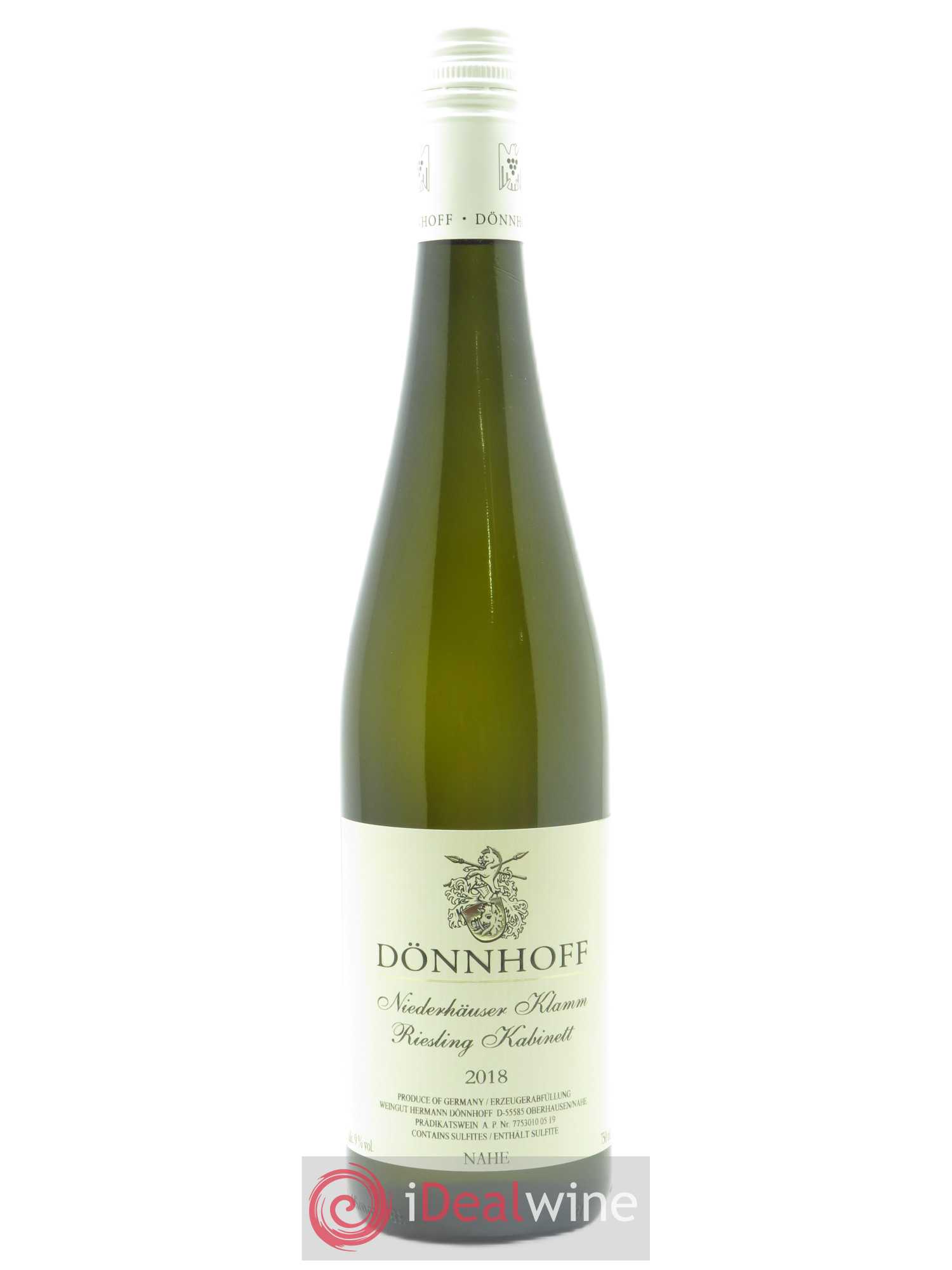 Riesling Donnhoff Niederhauser Klamm Kabinett 2018 - Lot de 1 bouteille - 0