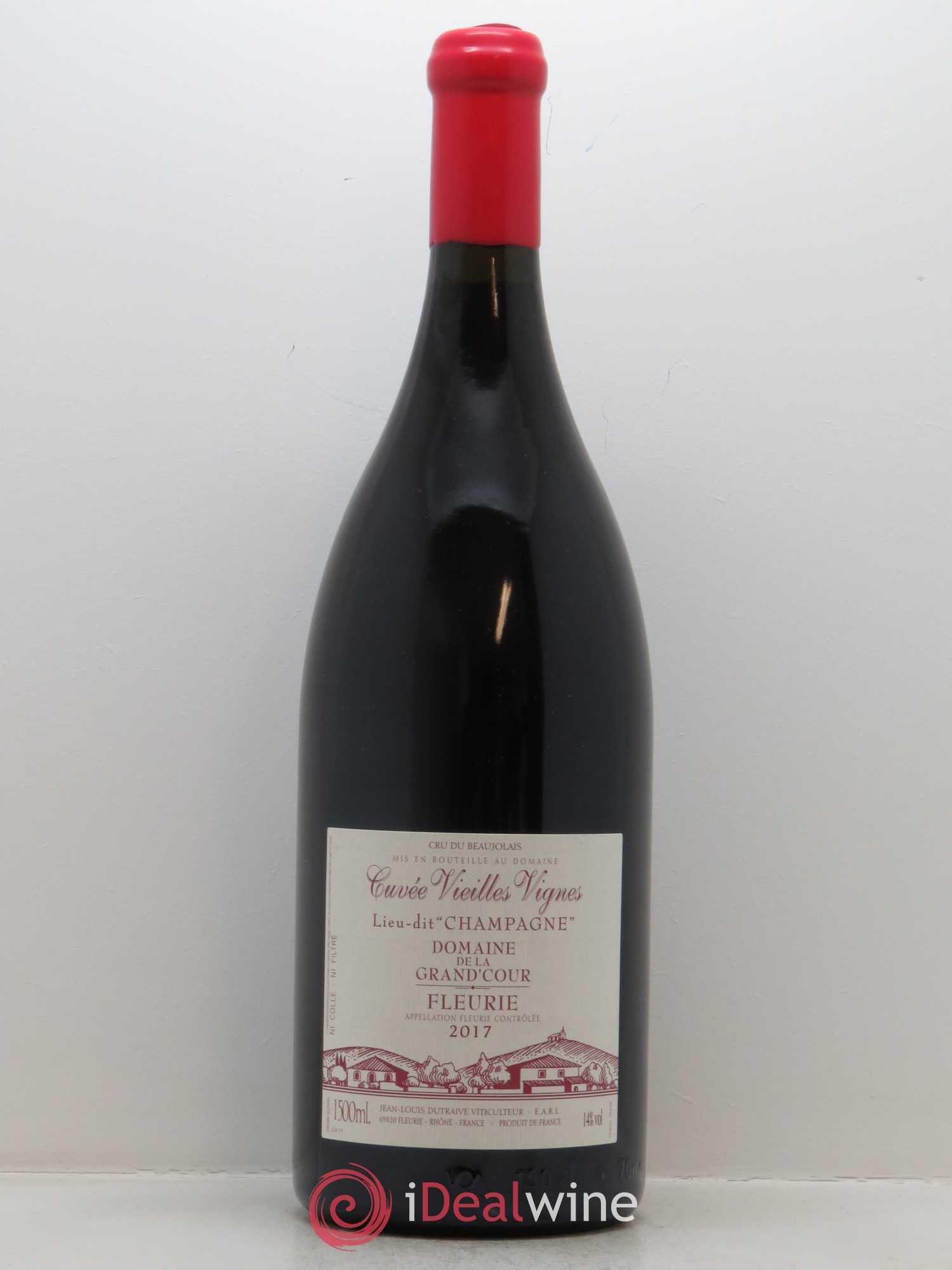 Fleurie Champagne - Cuvée Vieilles Vignes Grand'cour (Domaine de la) - Jean-Louis Dutraive 2017 - Lot de 1 magnum - 0