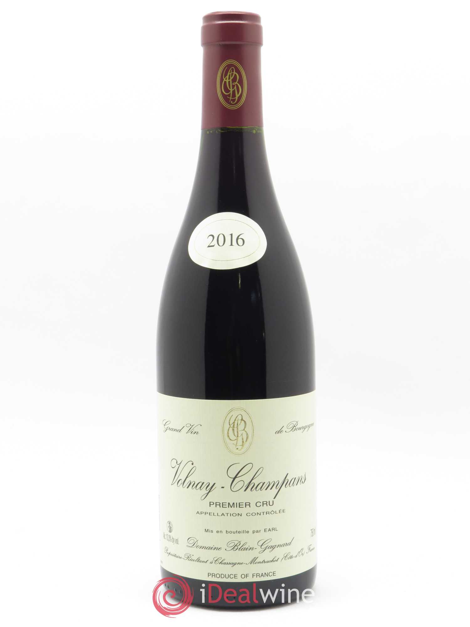Volnay 1er Cru Champans Blain-Gagnard (Domaine) 2016 - Lot de 1 bouteille - 0