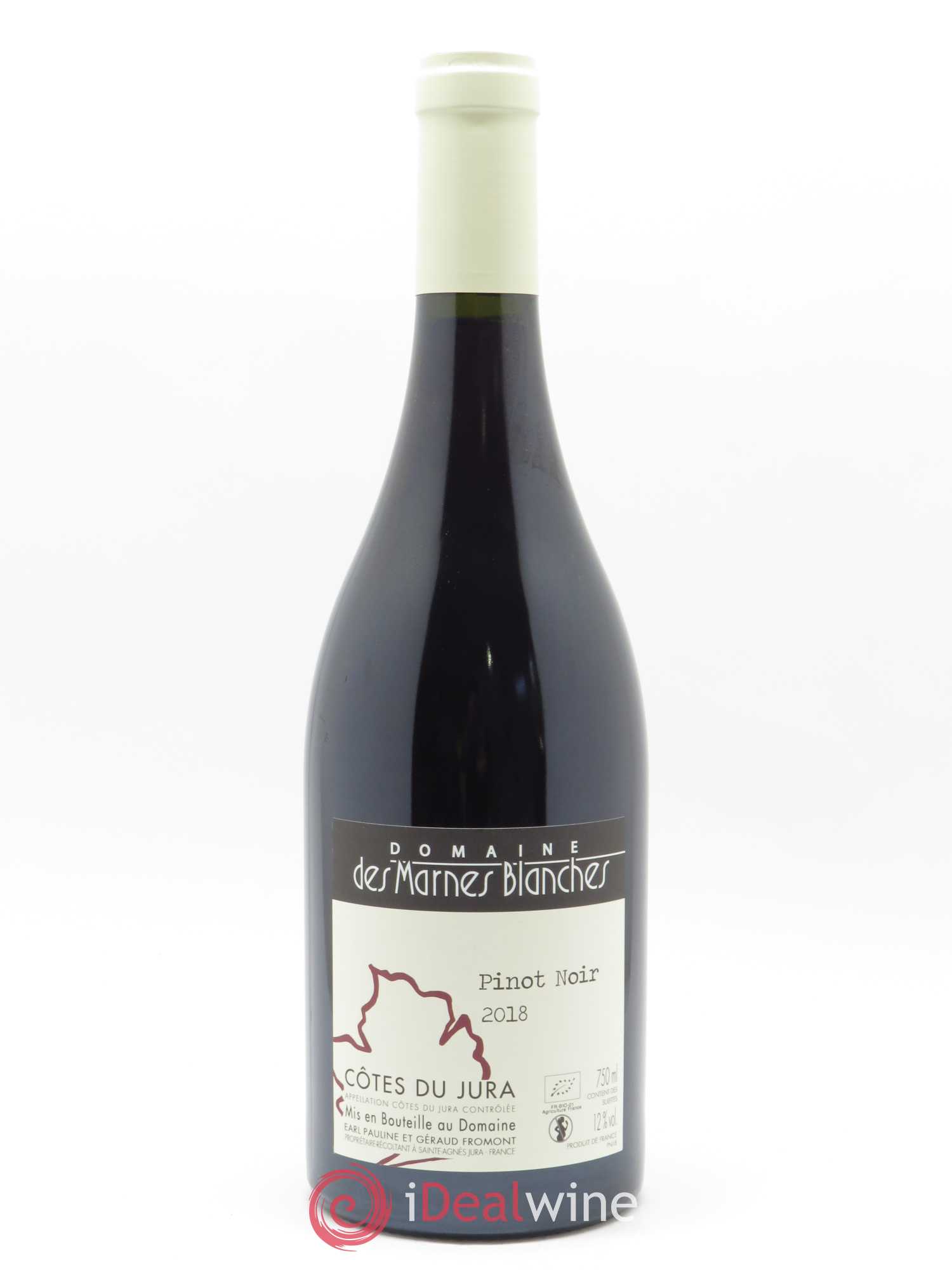 Côtes du Jura Pinot Noir Marnes Blanches (Domaine des) 2018 - Lot de 1 bouteille - 0