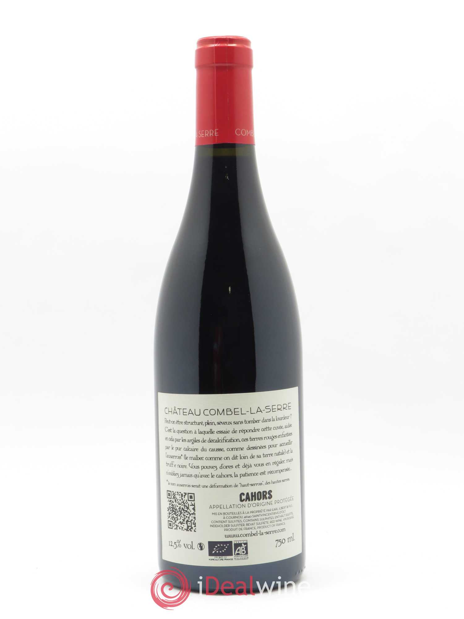 Cahors Château Combel La Serre 2017 - Lot de 1 bouteille - 1