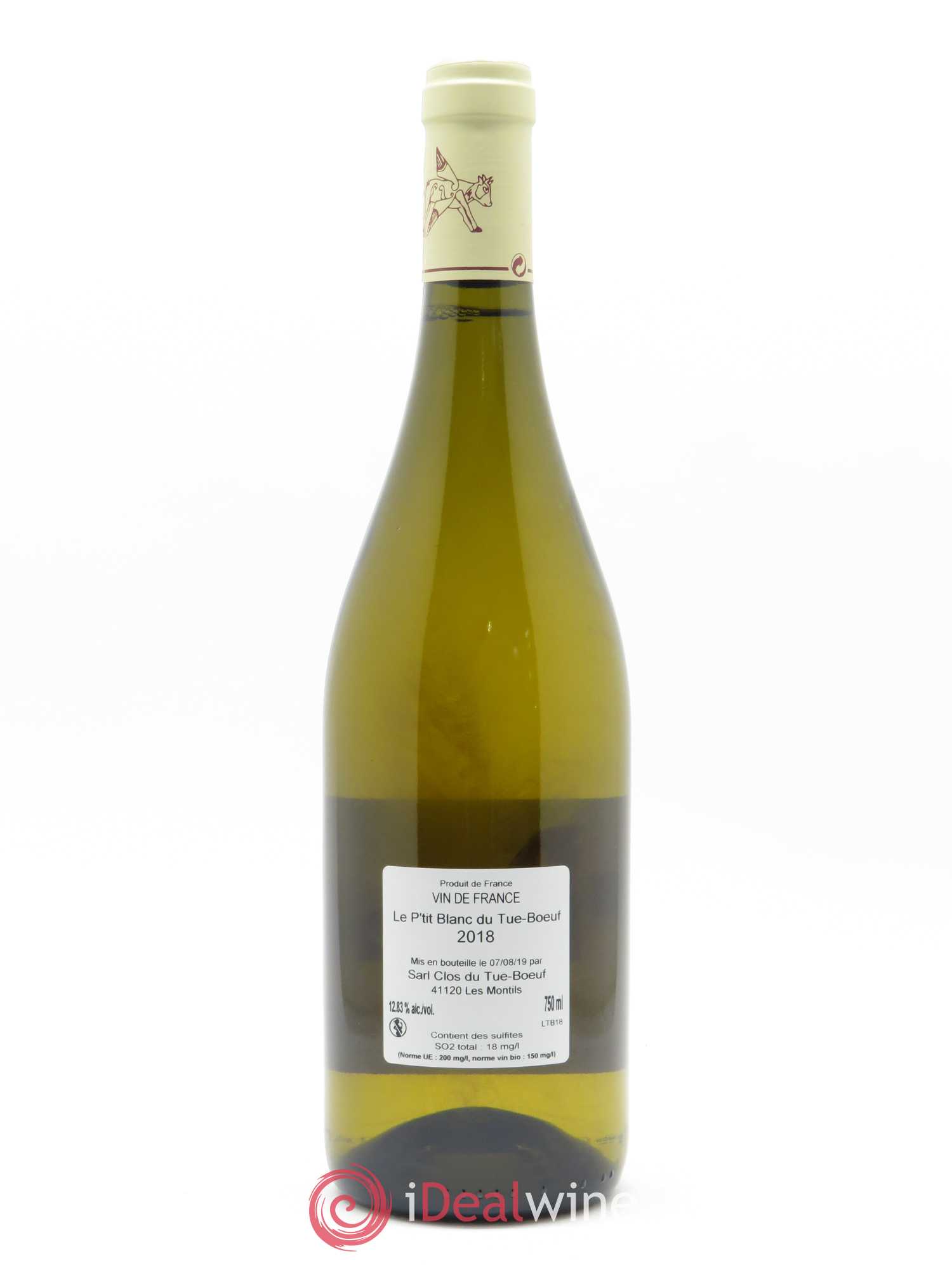 Vin de France Le P'tit Blanc du Tue Boeuf Clos du Tue-Boeuf 2018 - Lot de 1 bouteille - 1