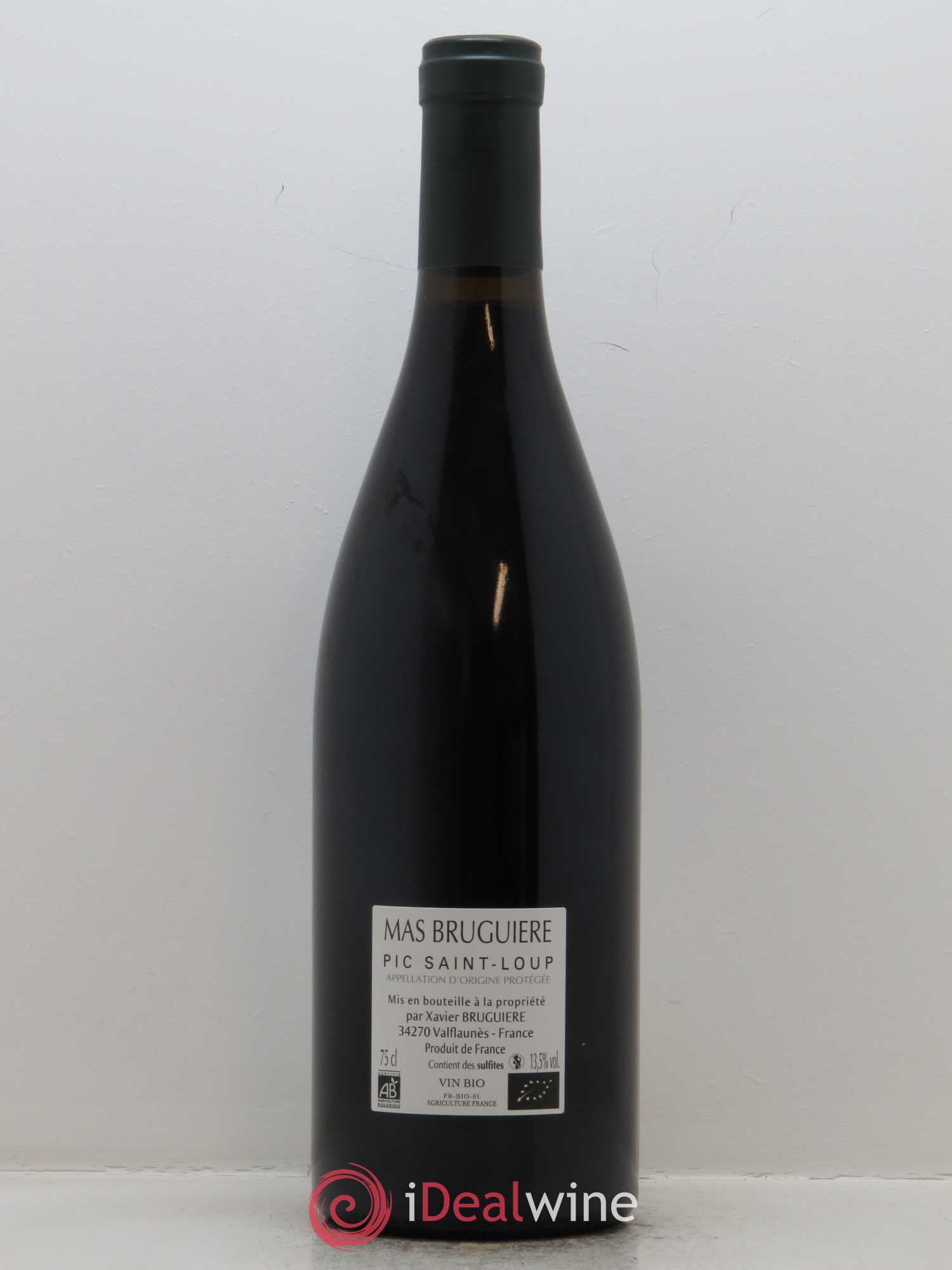 Pic Saint-Loup Mas Bruguière L'Arbouse Guilhem et Xavier Bruguière 2017 - Lot de 1 bouteille - 1
