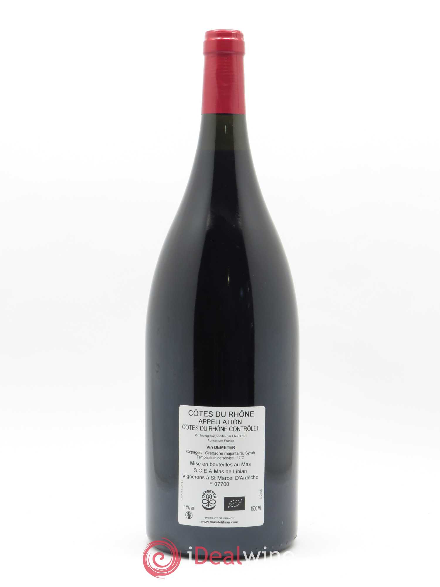 Côtes-du-Rhône Bout d'Zan Mas de Libian 2018 - Lot de 1 magnum - 1