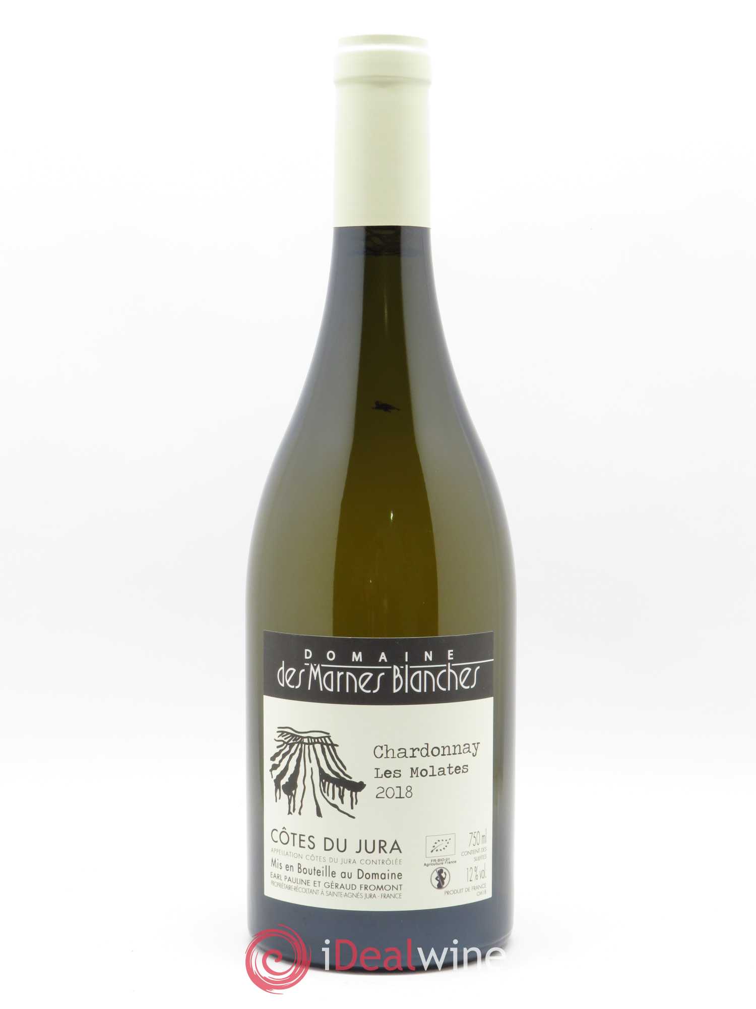 Côtes du Jura Les Molates Chardonnay Marnes Blanches (Domaine des) 2018 - Lot de 1 bouteille - 0
