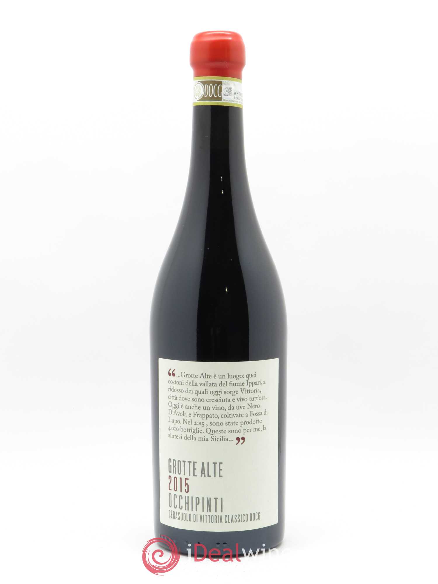 Cerasuolo di Vittoria Classico DOCG Grotte Alte Azienda Agricola Arianna Occhipinti 2015 - Lot de 1 bouteille - 0