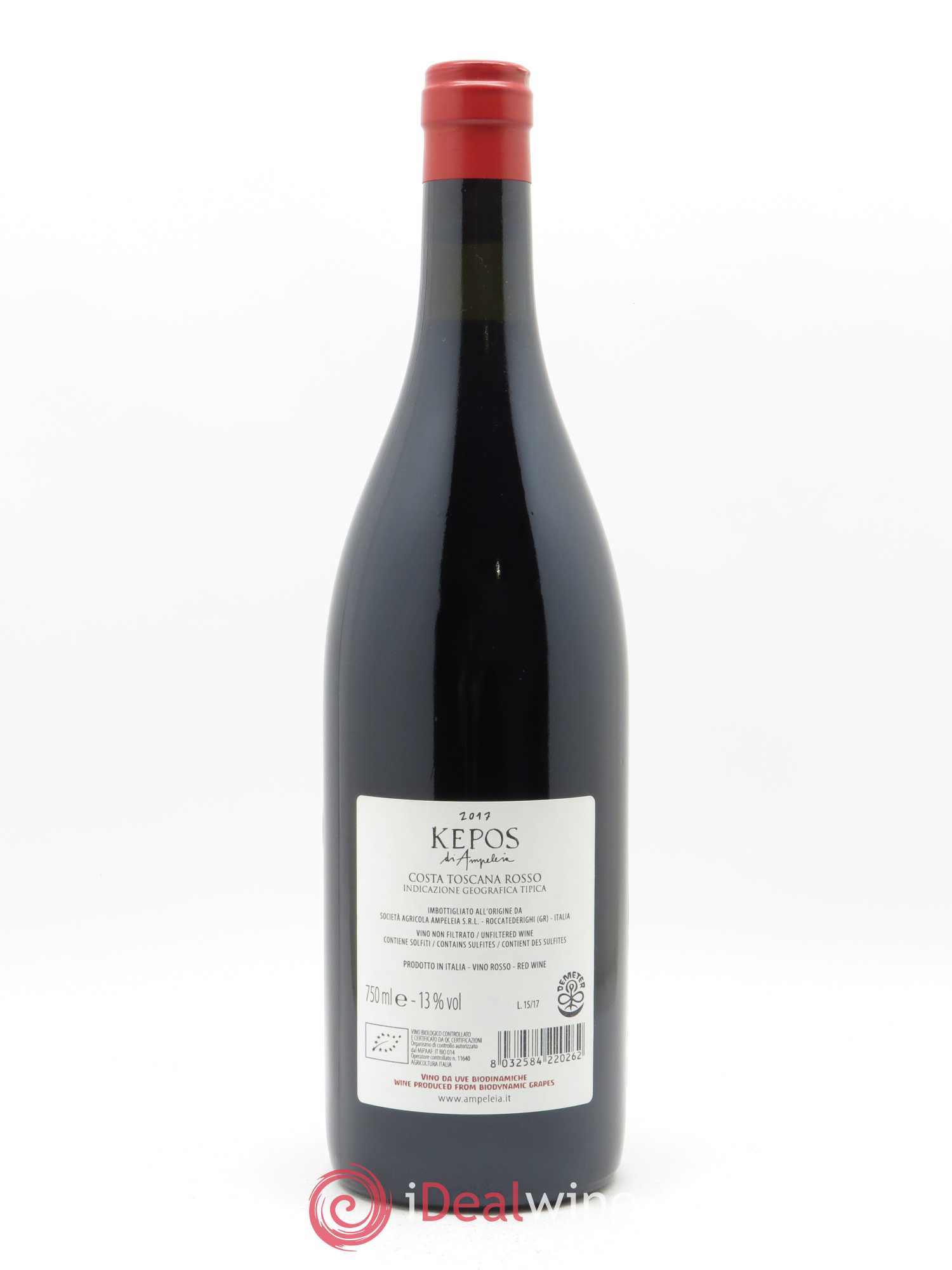 Toscana IGT Ampeleia Kepos Elisabetta Foradori 2017 - Lot de 1 bouteille - 1