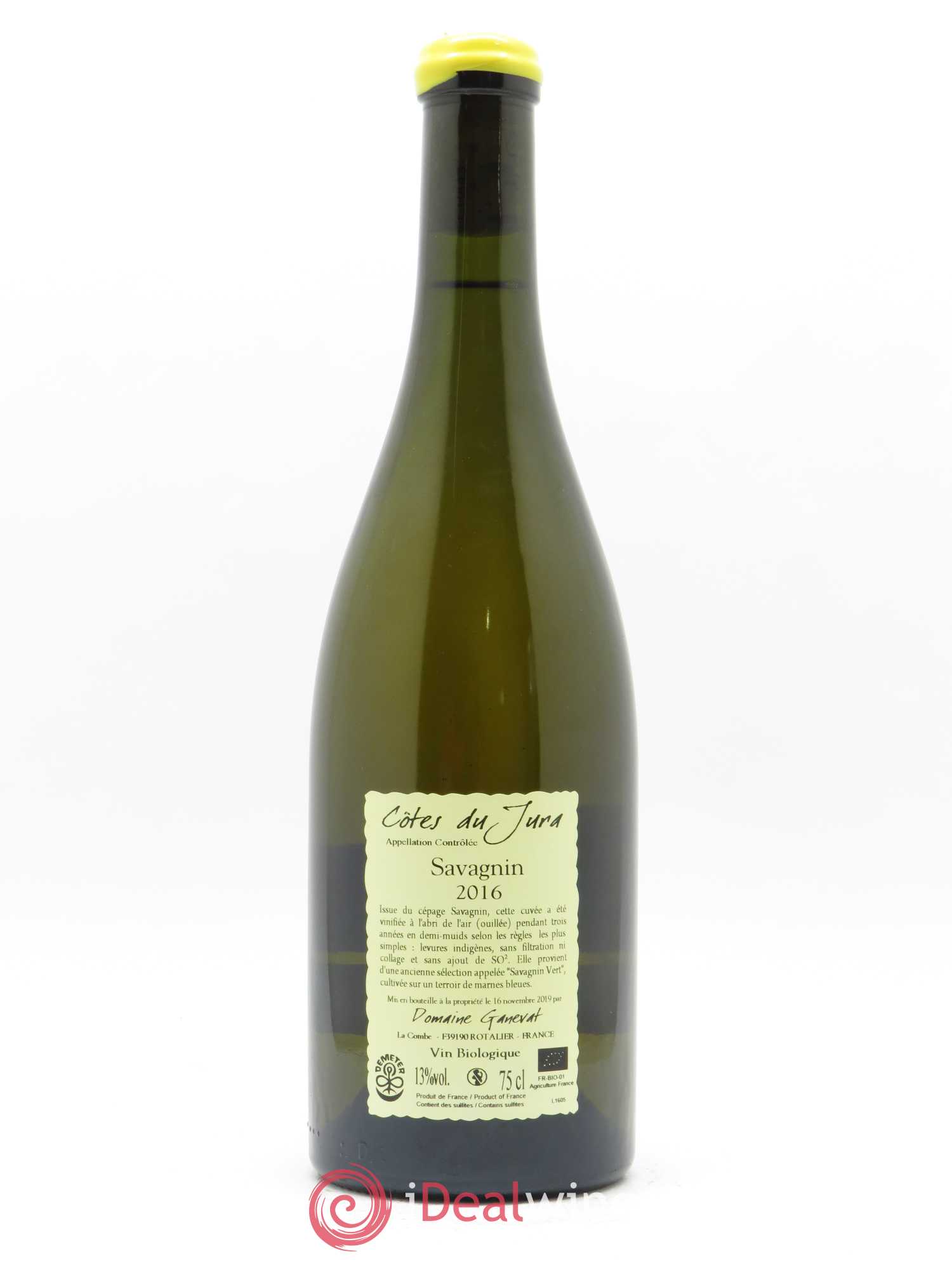 Côtes du Jura Les Chalasses Marnes Bleues Jean-François Ganevat (Domaine) 2016 - Lot de 1 bouteille - 1