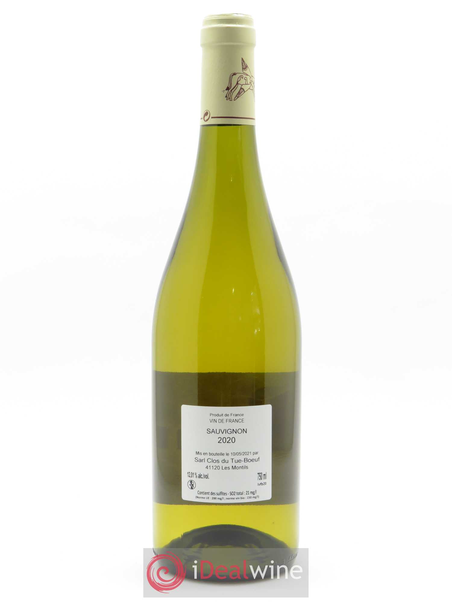 Vin de France Le P'tit Blanc du Tue Boeuf Clos du Tue-Boeuf 2020 - Lot de 1 bouteille - 1
