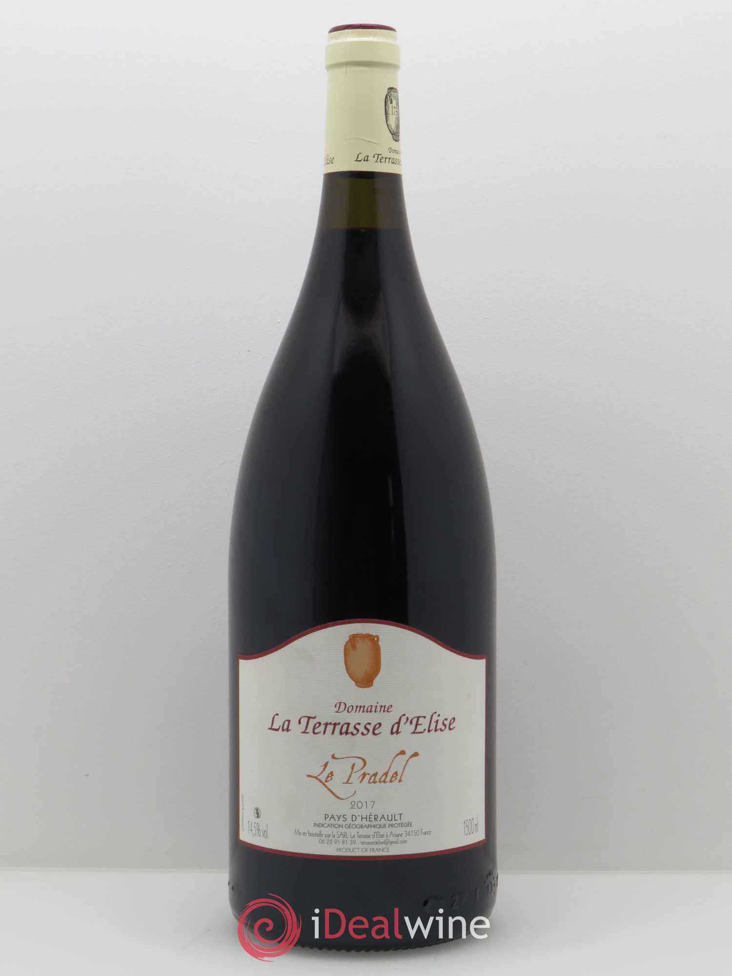 Pays d'Hérault Le Pradel Terrasse d'Elise (Domaine de la) 2017 - Lot de 1 magnum - 0