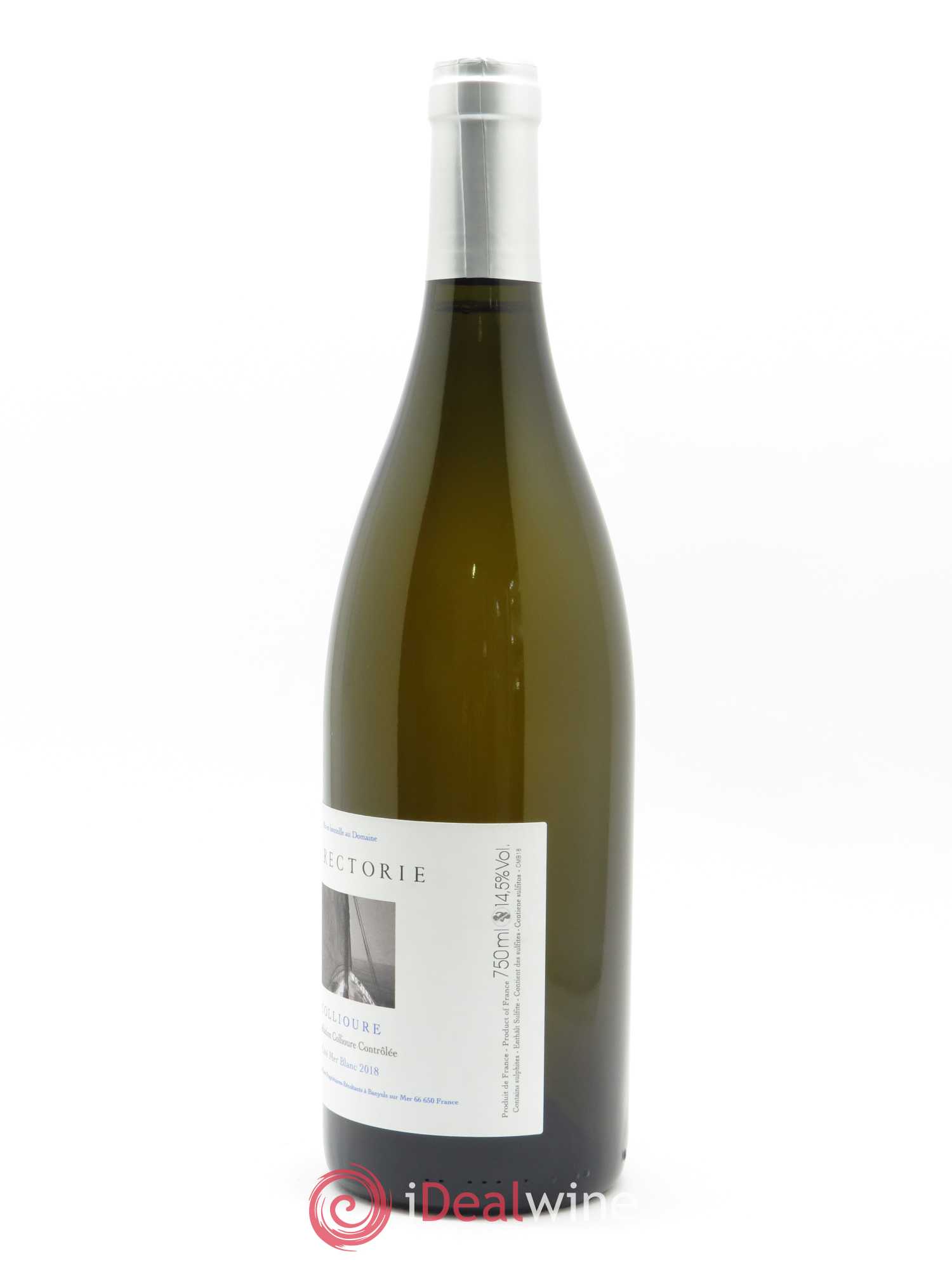 Collioure La Rectorie (Domaine de) Côté Mer Thierry et Jean Emmanuel Parcé 2018 - Lot de 1 bouteille - 1