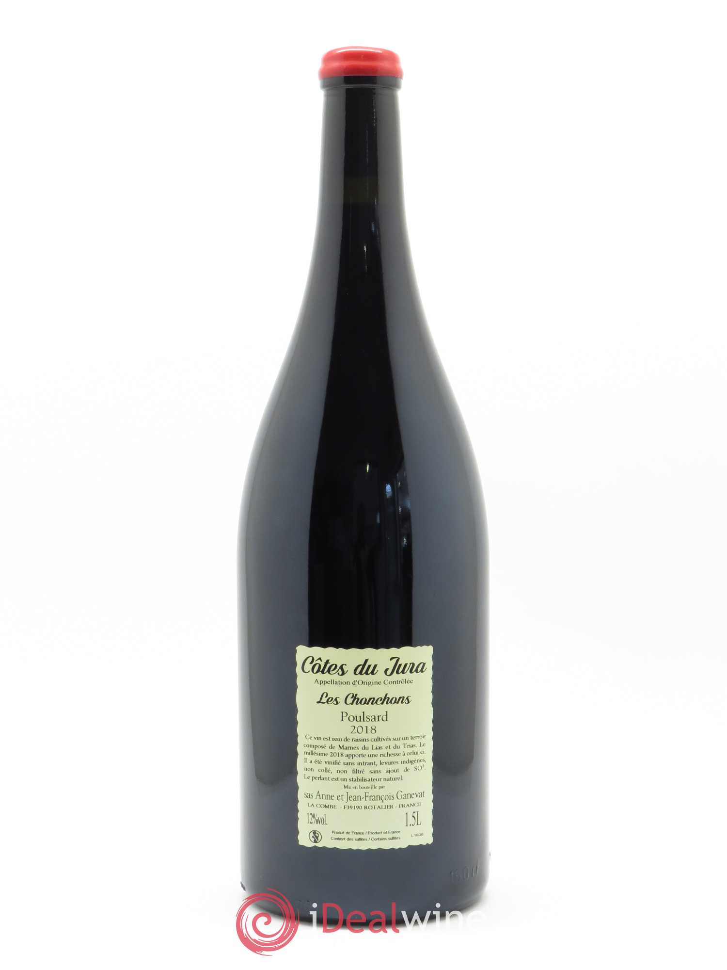 Côtes du Jura Les Chonchons Anne et Jean François Ganevat 2018 - Lot de 1 magnum - 1