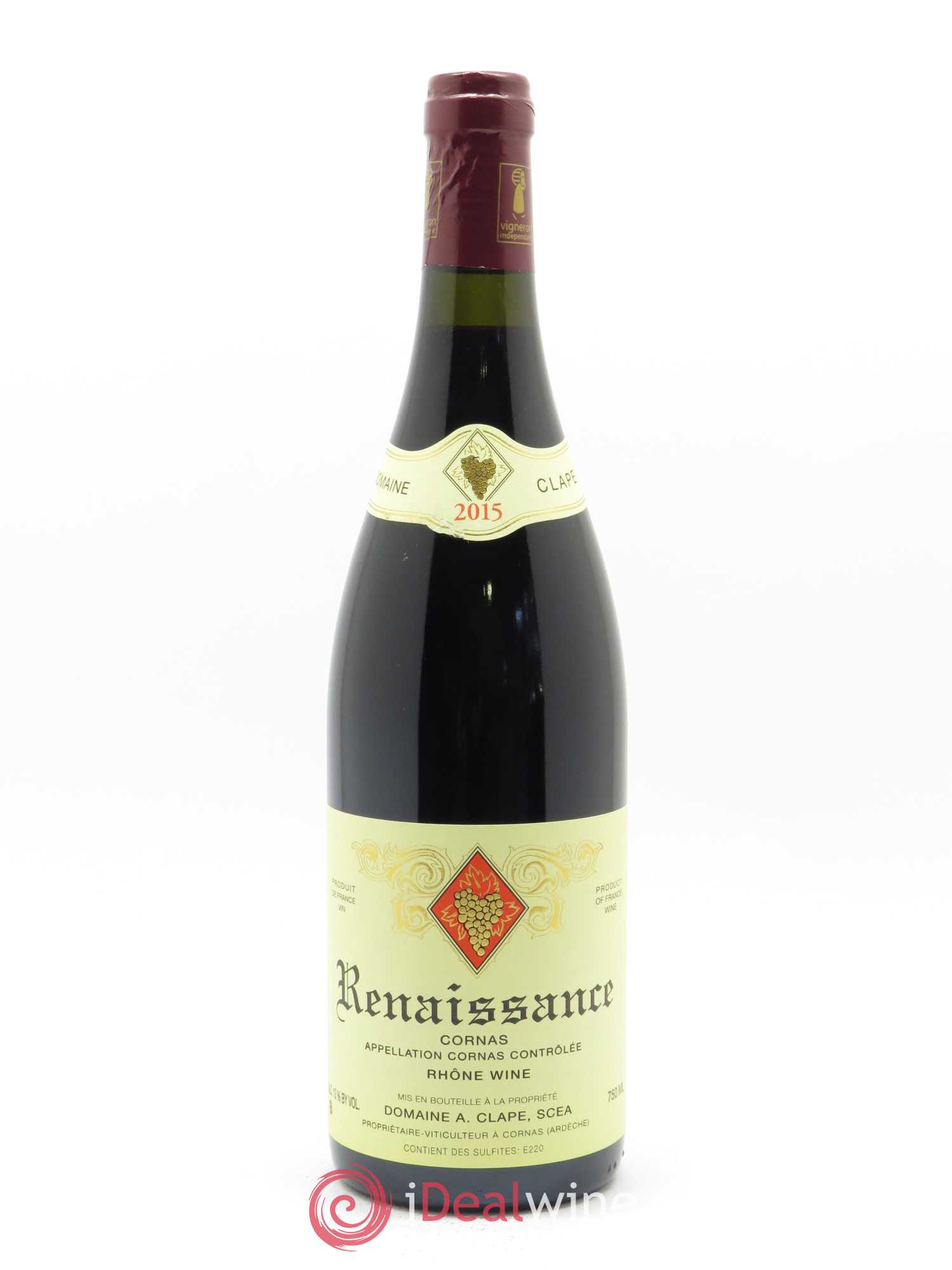 Cornas Renaissance Auguste Clape 2015 - Lot de 1 bouteille - 0