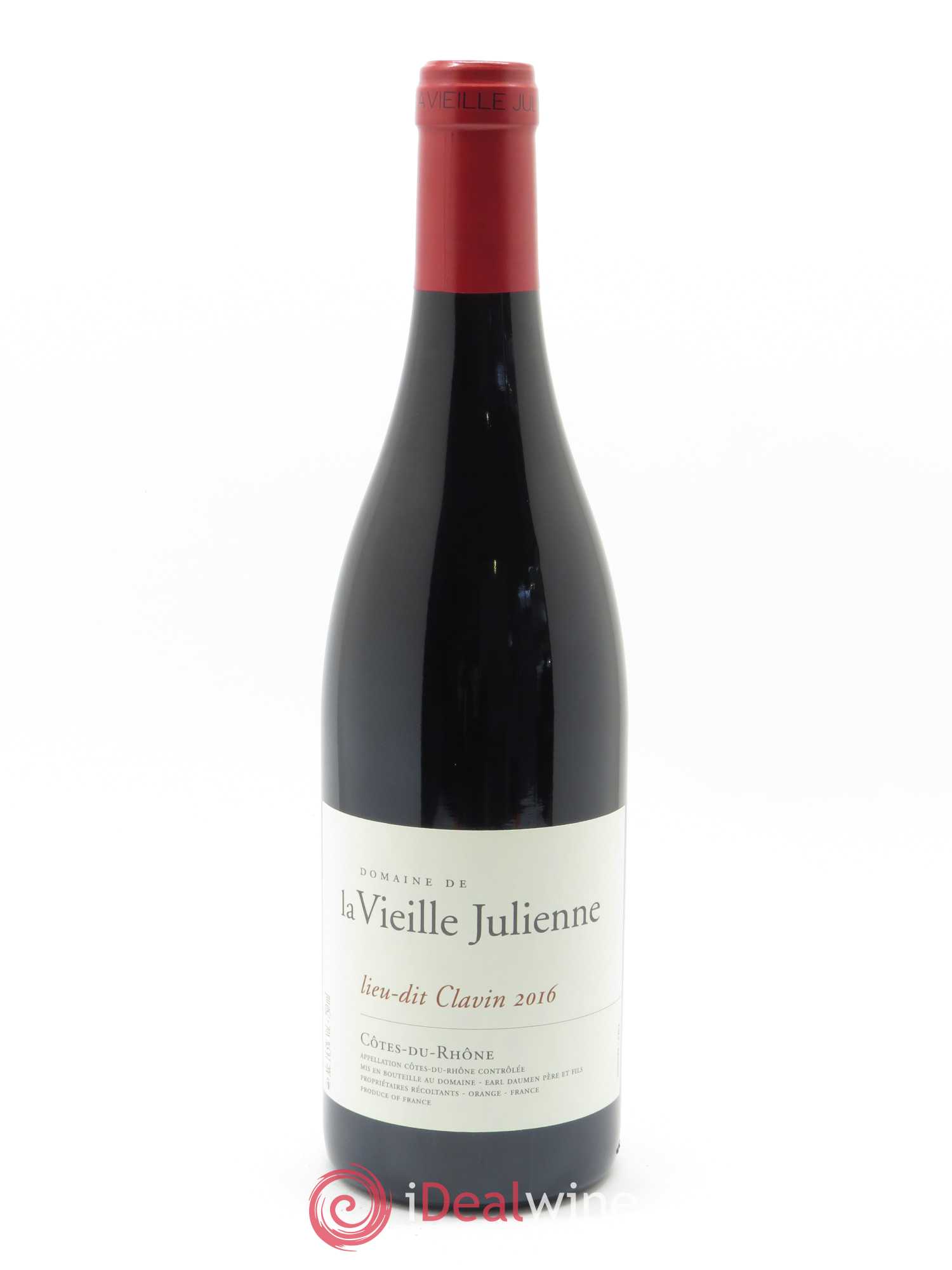 Côtes-du-Rhône Vieille Julienne (Domaine de la) Lieu-dit Clavin Jean-Paul Daumen 2016 - Lot of 1 bottle - 0