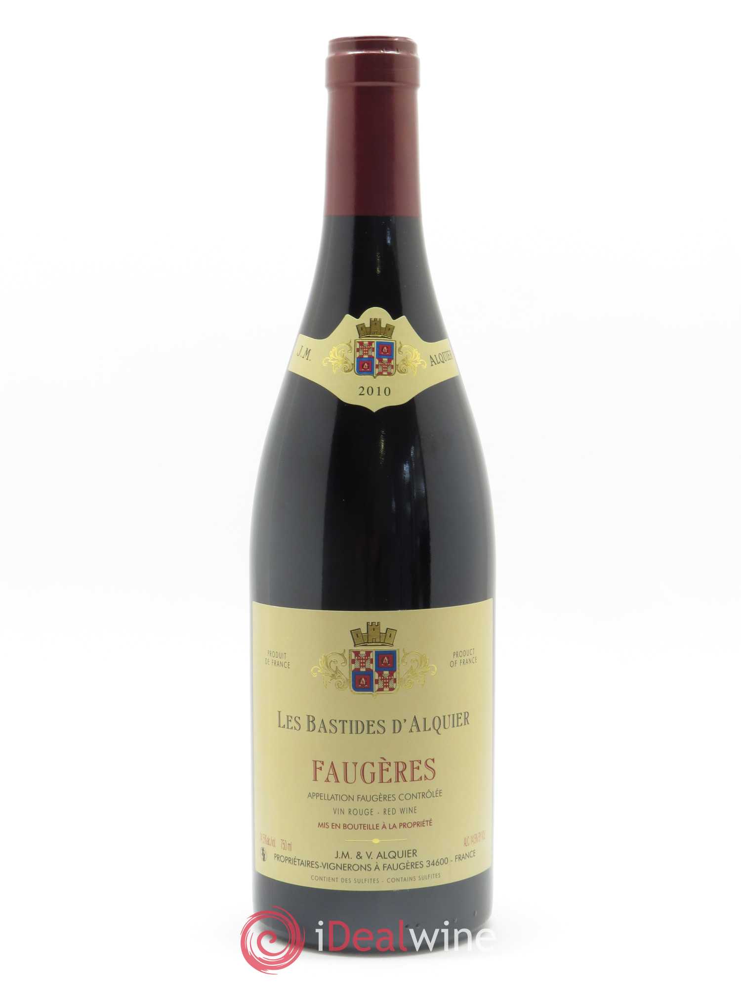 Faugères Domaine Jean-Michel Alquier Les Bastides d'Alquier 2010 - Lot de 1 bouteille - 0