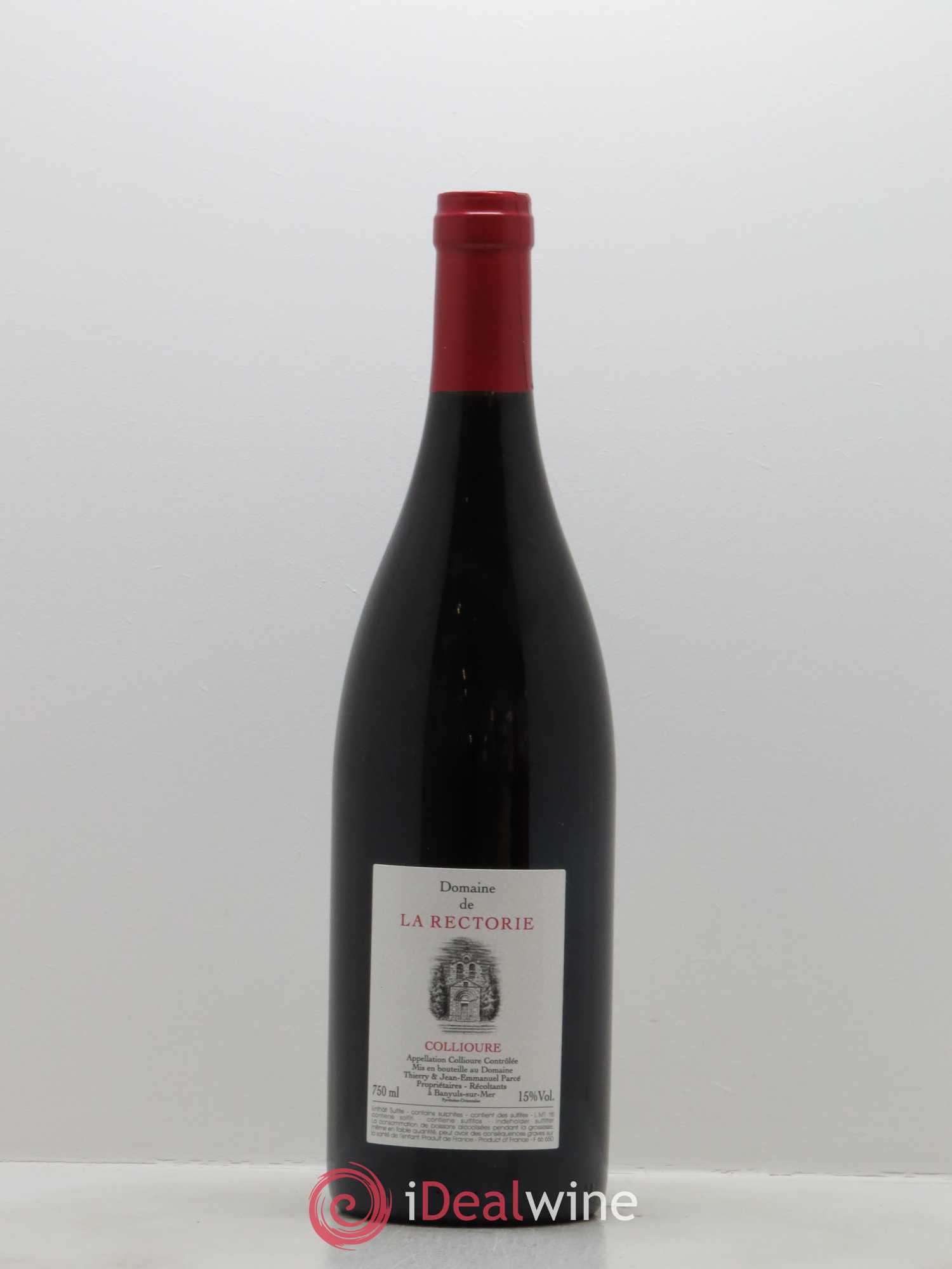 Collioure La Rectorie (Domaine de) Montagne Thierry et Jean Emmanuel Parcé 2016 - Lot de 1 bouteille - 1