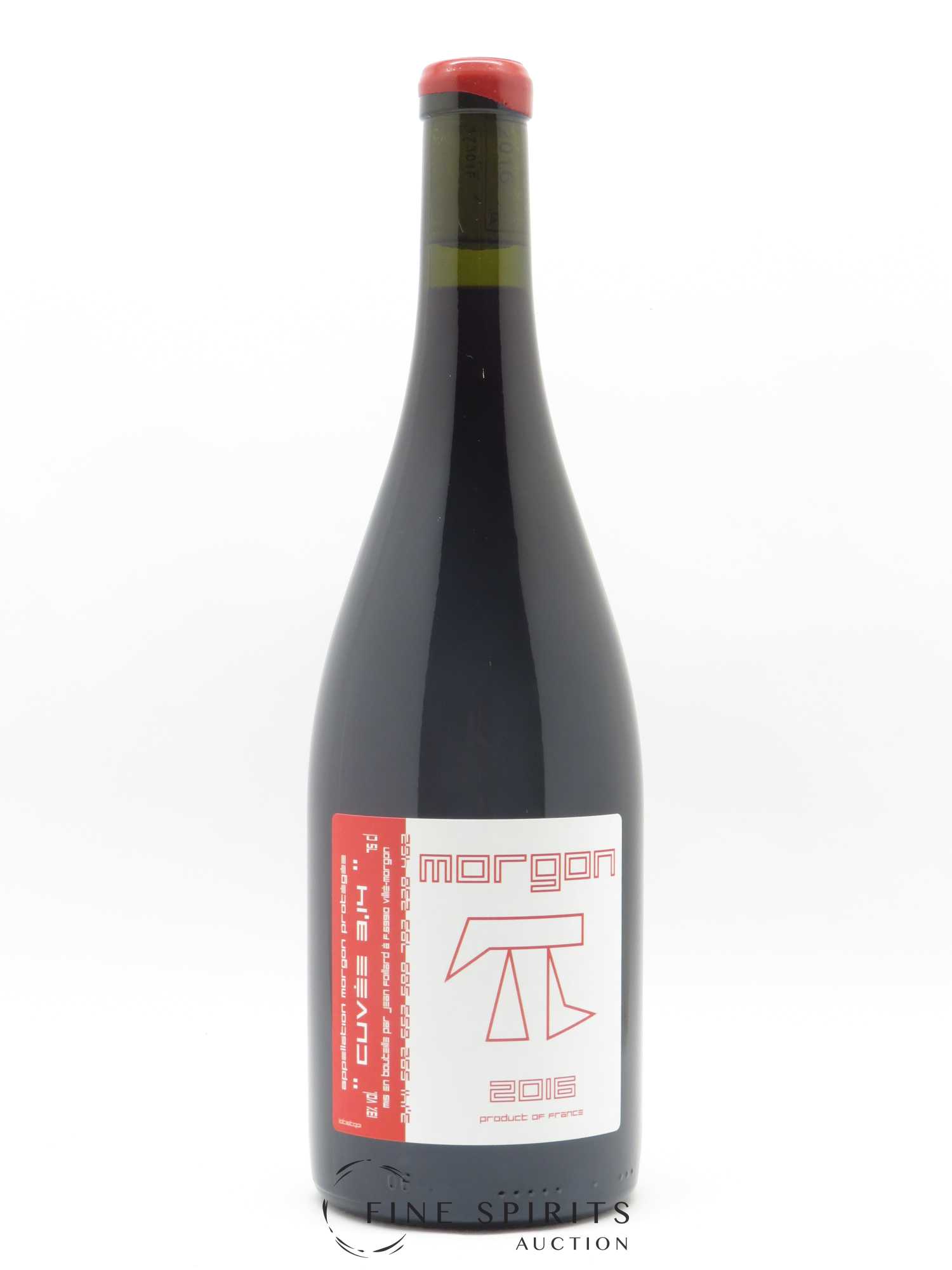 Morgon 3.14 Jean Foillard 2016 - Lot de 1 bouteille - 0