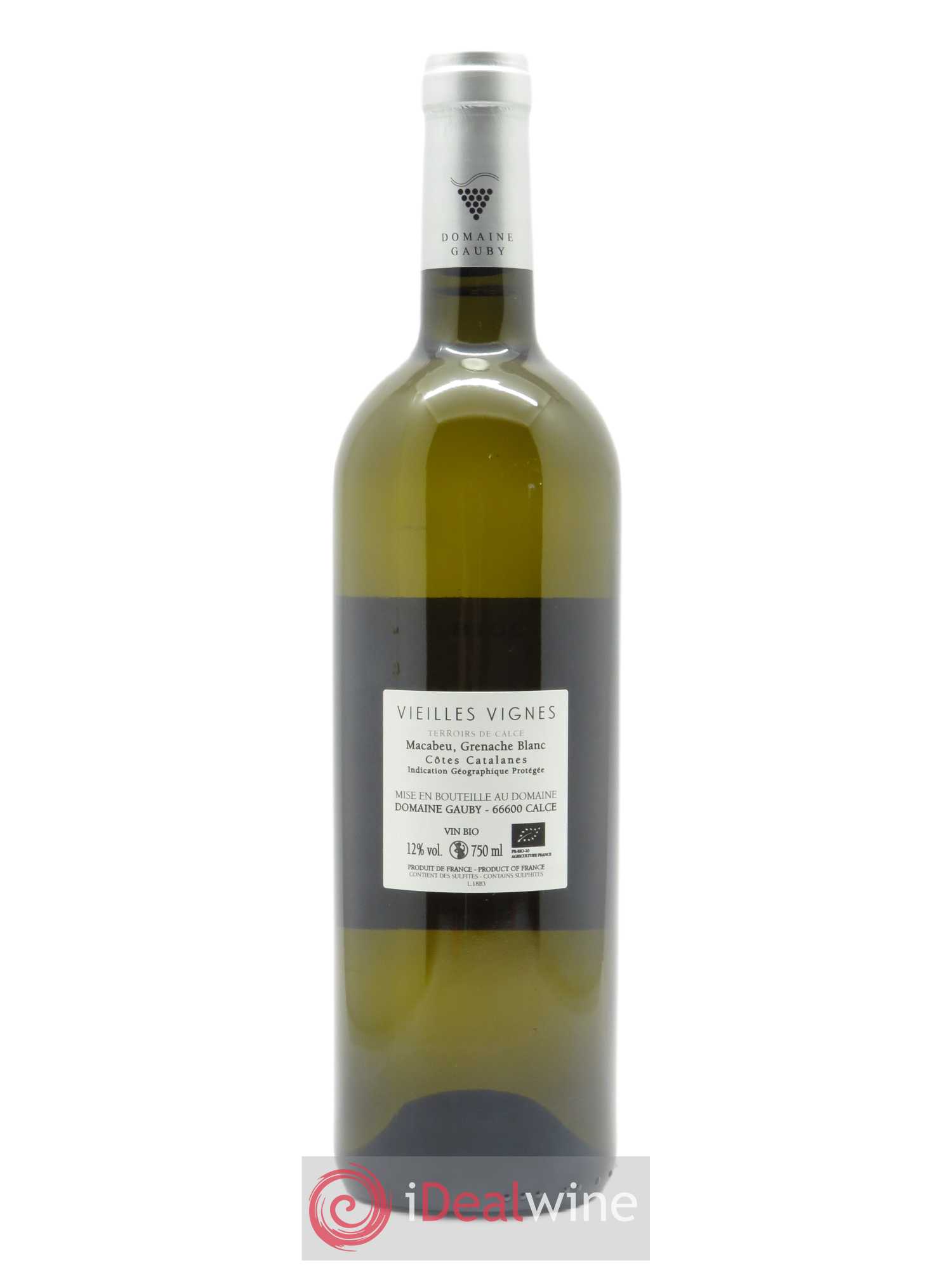 Côtes Catalanes Vieilles vignes Gauby (Domaine) 2018 - Lot de 1 bouteille - 1