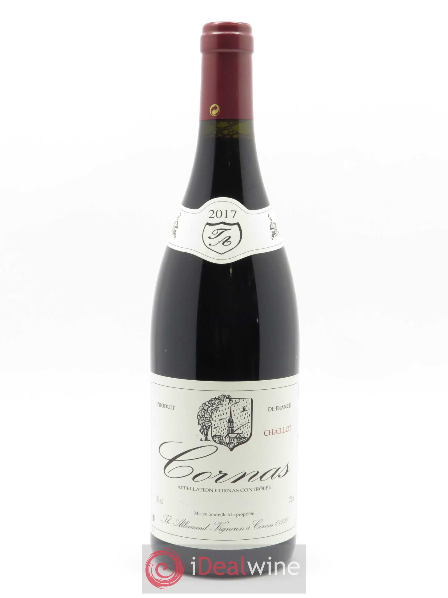 Cornas Chaillot Thierry Allemand 2017 - Lot de 1 bouteille - 0