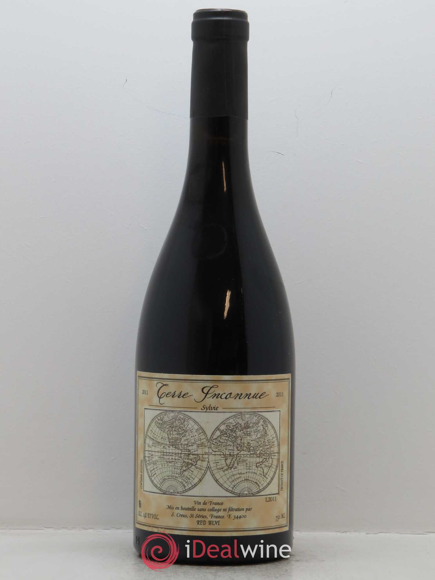 Vin de Table de France Cuvée Sylvie Terre Inconnue 2011 - Lot de 1 bouteille - 0