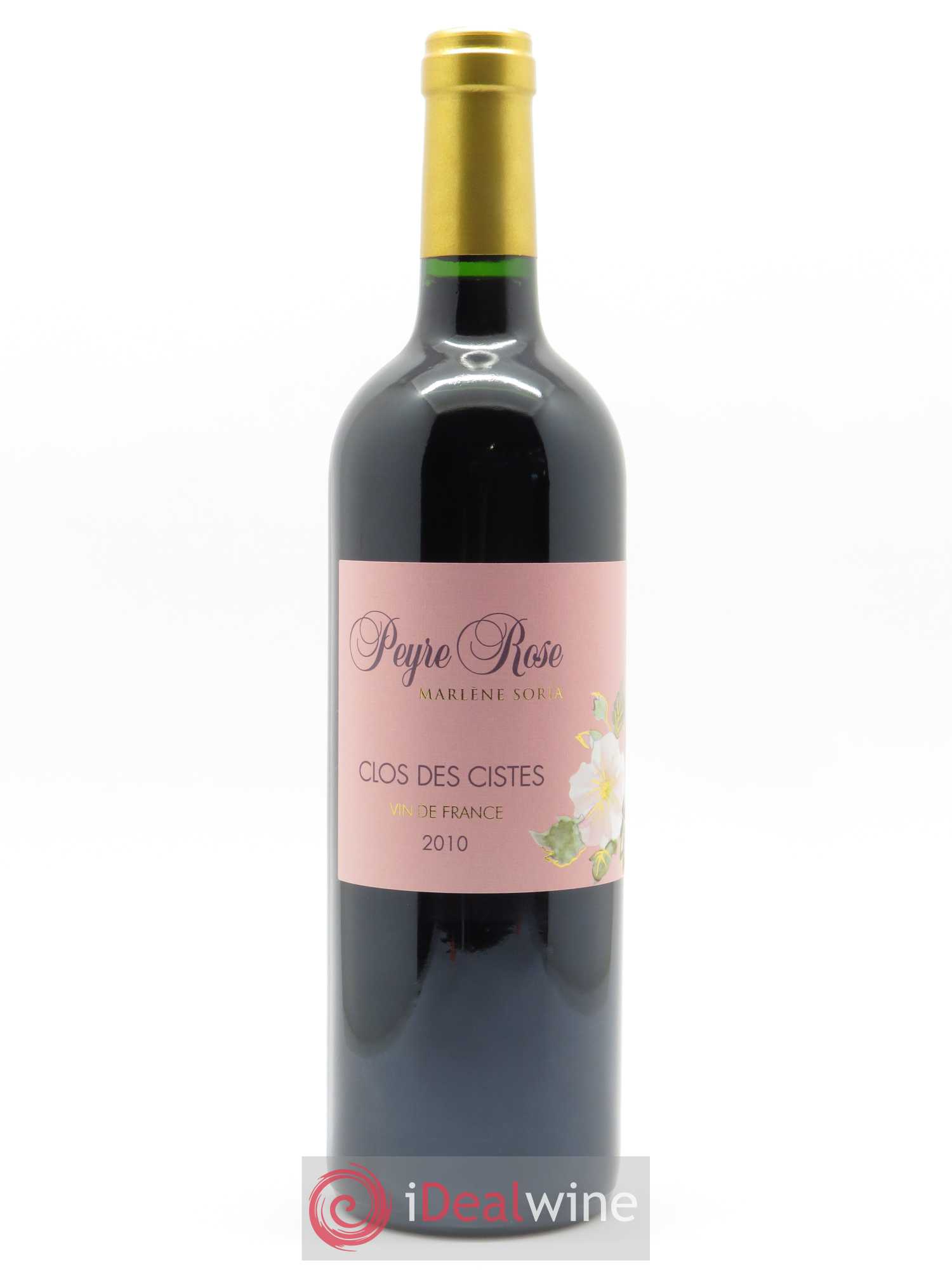 Vin de France (anciennement Coteaux du Languedoc) Domaine Peyre Rose Les Cistes Marlène Soria 2010 - Lot de 1 bouteille - 0