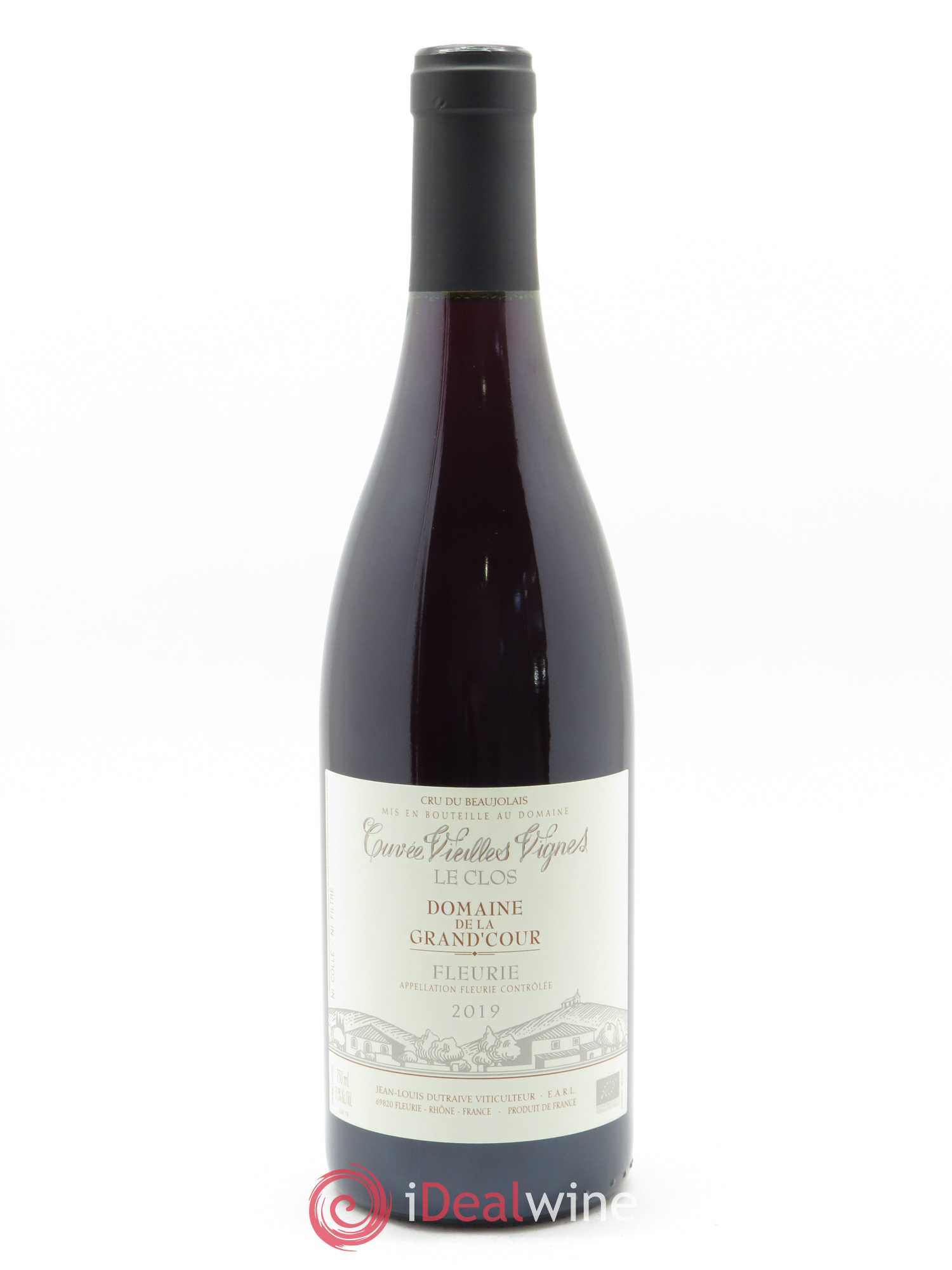 Fleurie Le Clos Vieilles Vignes Grand'cour (Domaine de la) - Jean-Louis Dutraive 2019 - Lot de 1 bouteille - 0