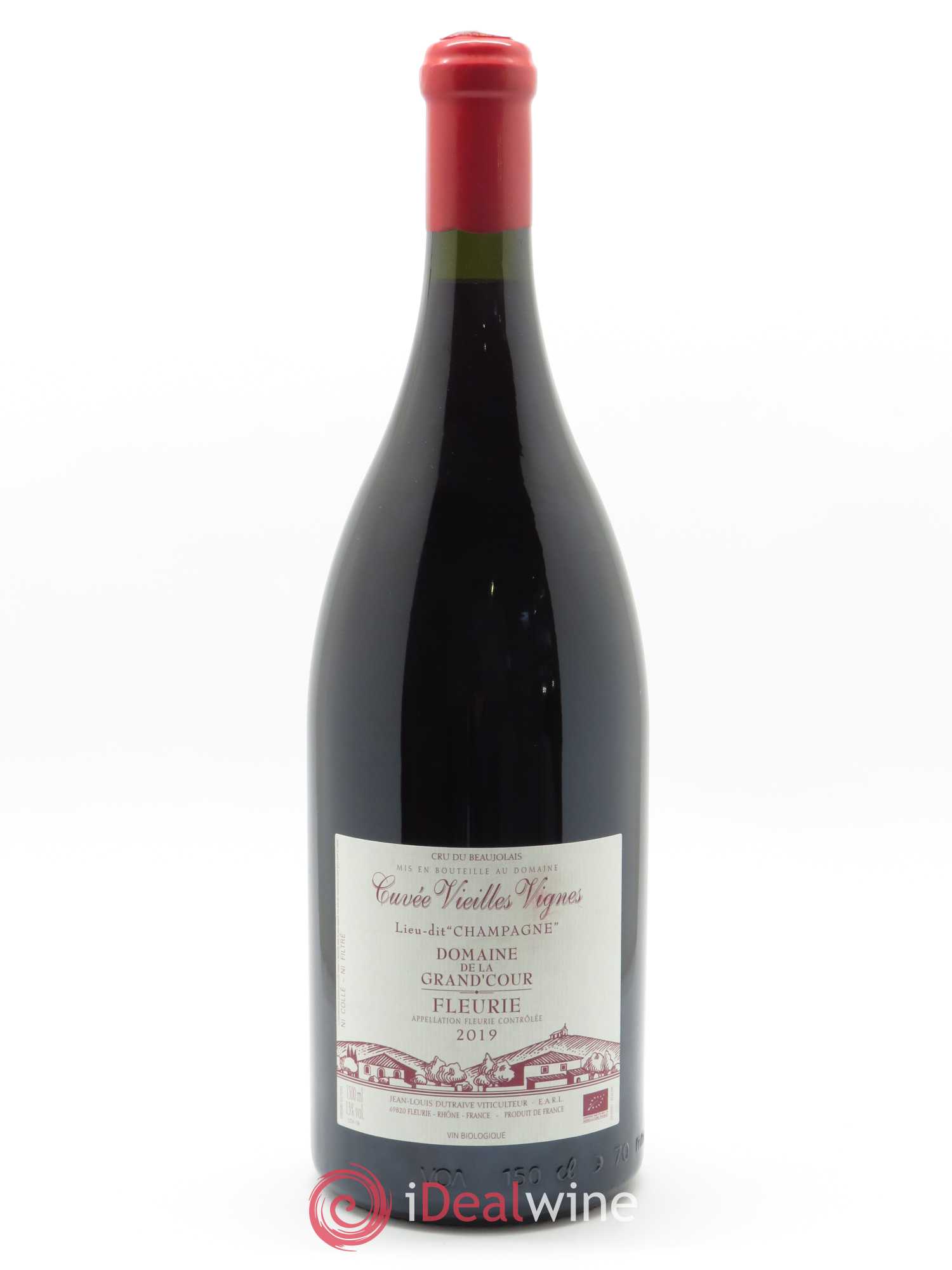 Fleurie Champagne - Cuvée Vieilles Vignes Grand'cour (Domaine de la) - Jean-Louis Dutraive 2019 - Lot de 1 magnum - 0
