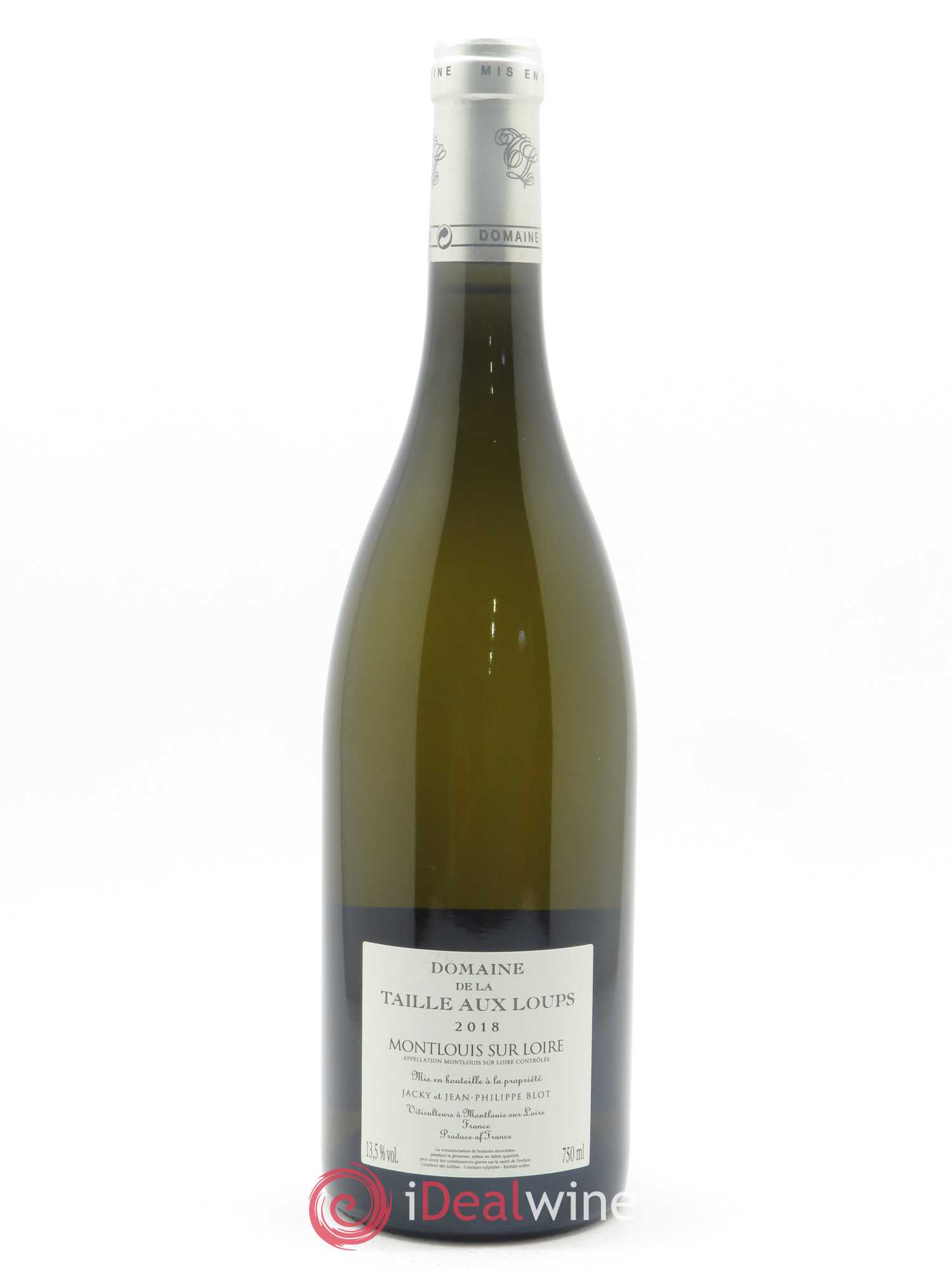 Montlouis-sur-Loire Clos Michet La Taille aux Loups - Jacky Blot 2018 - Lot de 1 bouteille - 1