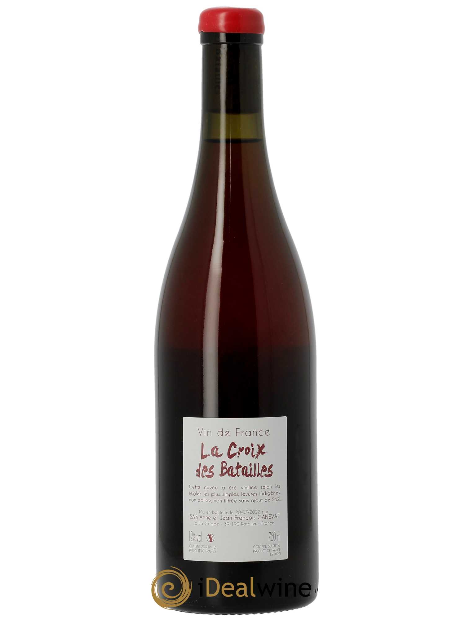 Vin de France La Croix des Batailles Anne et Jean François Ganevat - Lot of 1 bottle - 1