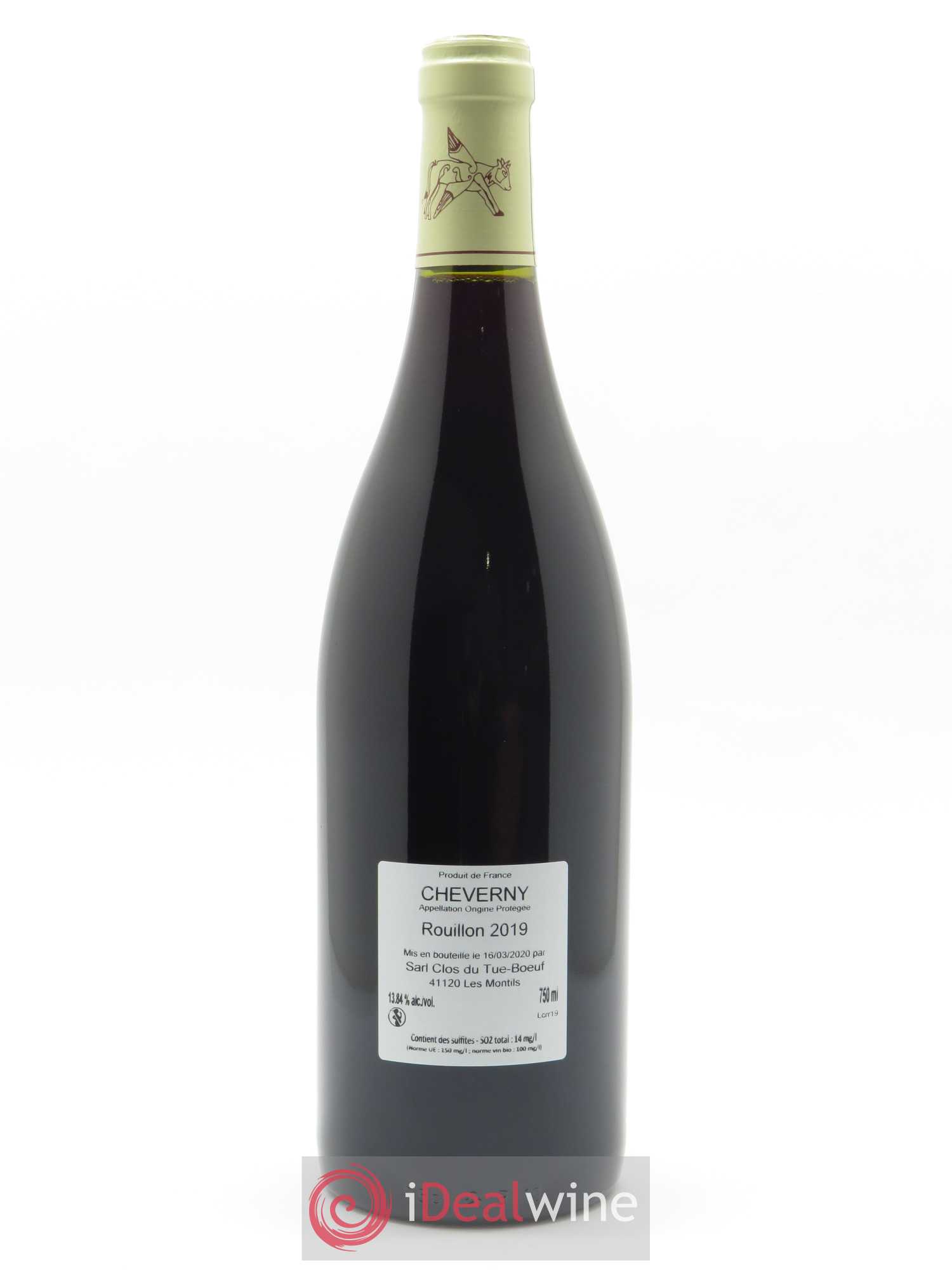 Cheverny Rouillon Clos du Tue-Boeuf 2019 - Lot de 1 bouteille - 1