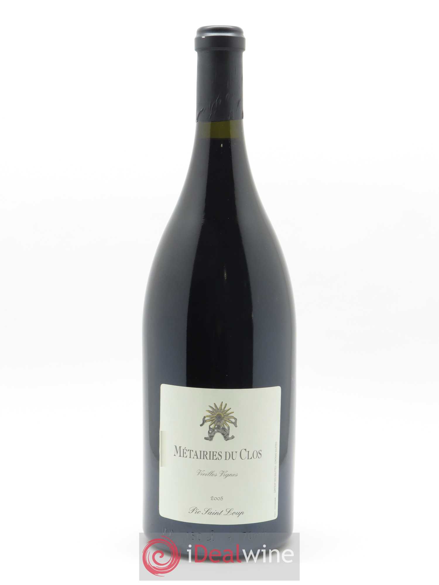 Pic Saint-Loup Les Métairies du Clos Vieilles Vignes Christophe Peyrus et Françoise Julien 2005 - Lot de 1 magnum - 0
