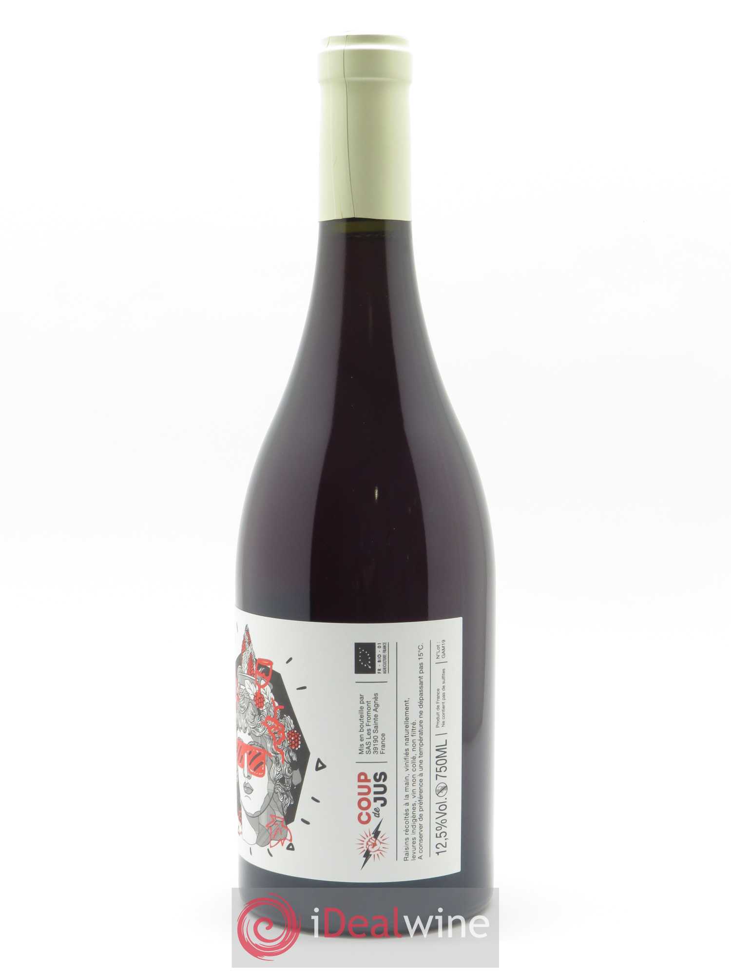 Vin de France Coup de Jus Dyonisos Marnes Blanches (Domaine des) 2019 - Lot of 1 bottle - 1