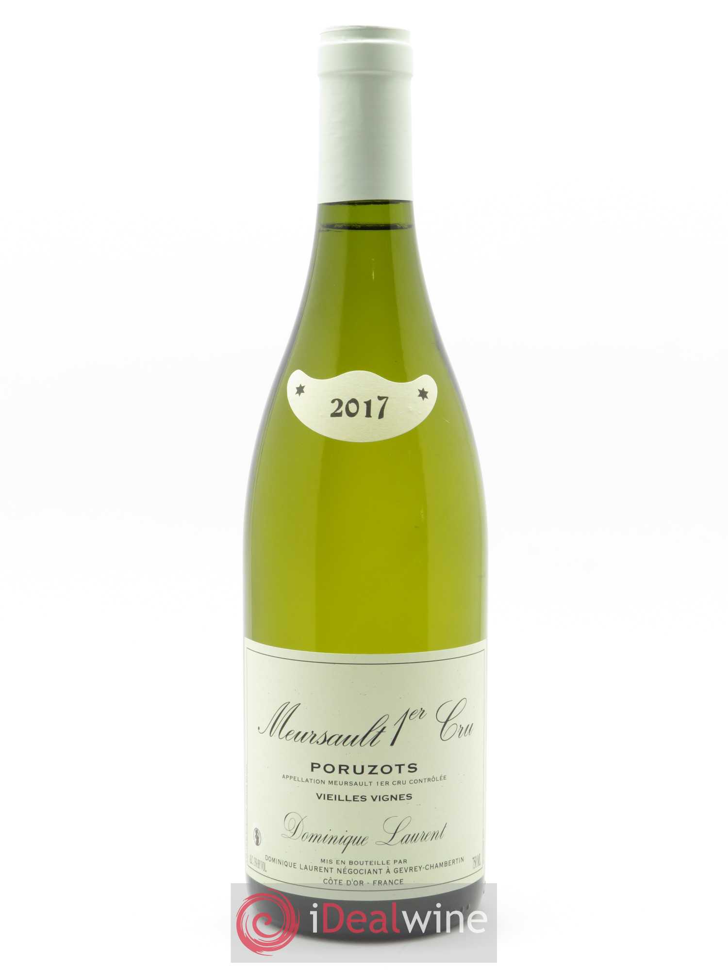 Meursault 1er Cru Poruzots Vieilles Vignes Dominique Laurent 2017 - Lot de 1 bouteille - 0