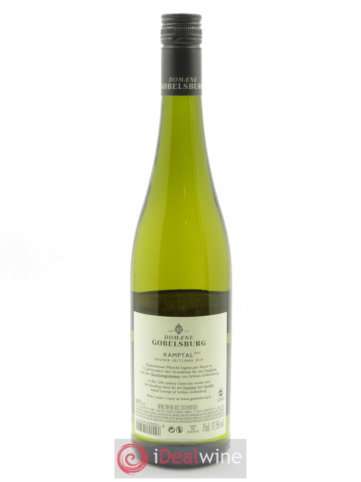 Gruner Veltliner Schloss Gobelsburg Domaine Gobelsburg 2019 - Lot de 1 bouteille - 1