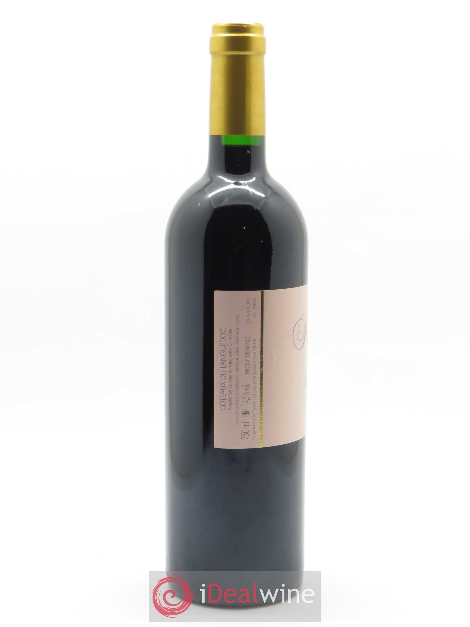 Vin de France (anciennement Coteaux du Languedoc) Peyre Rose Marlène n°3 Marlène Soria 2005 - Lot de 1 bouteille - 1