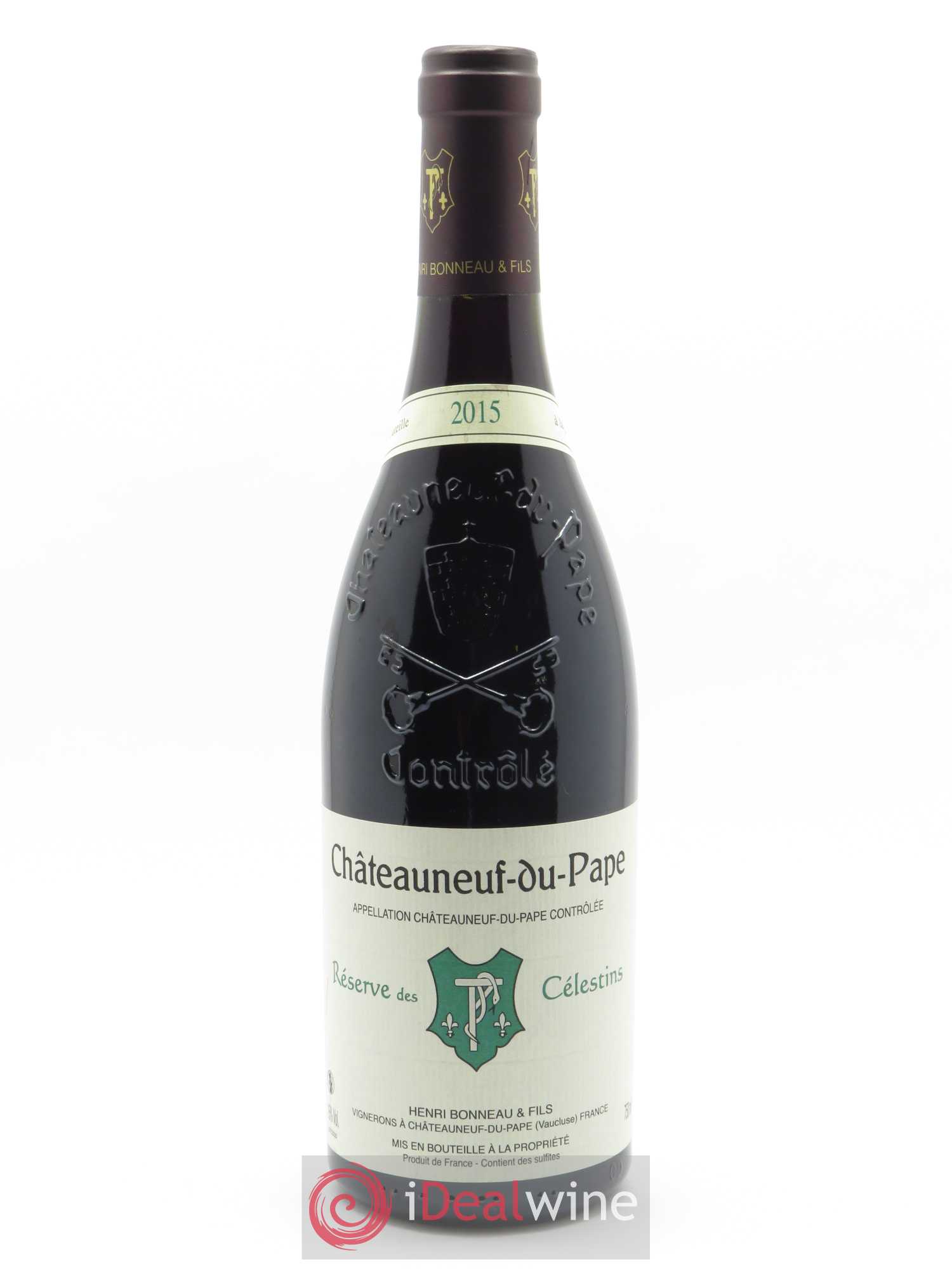 Châteauneuf-du-Pape Réserve des Célestins Henri Bonneau & Fils 2015 - Lot de 1 bouteille - 0