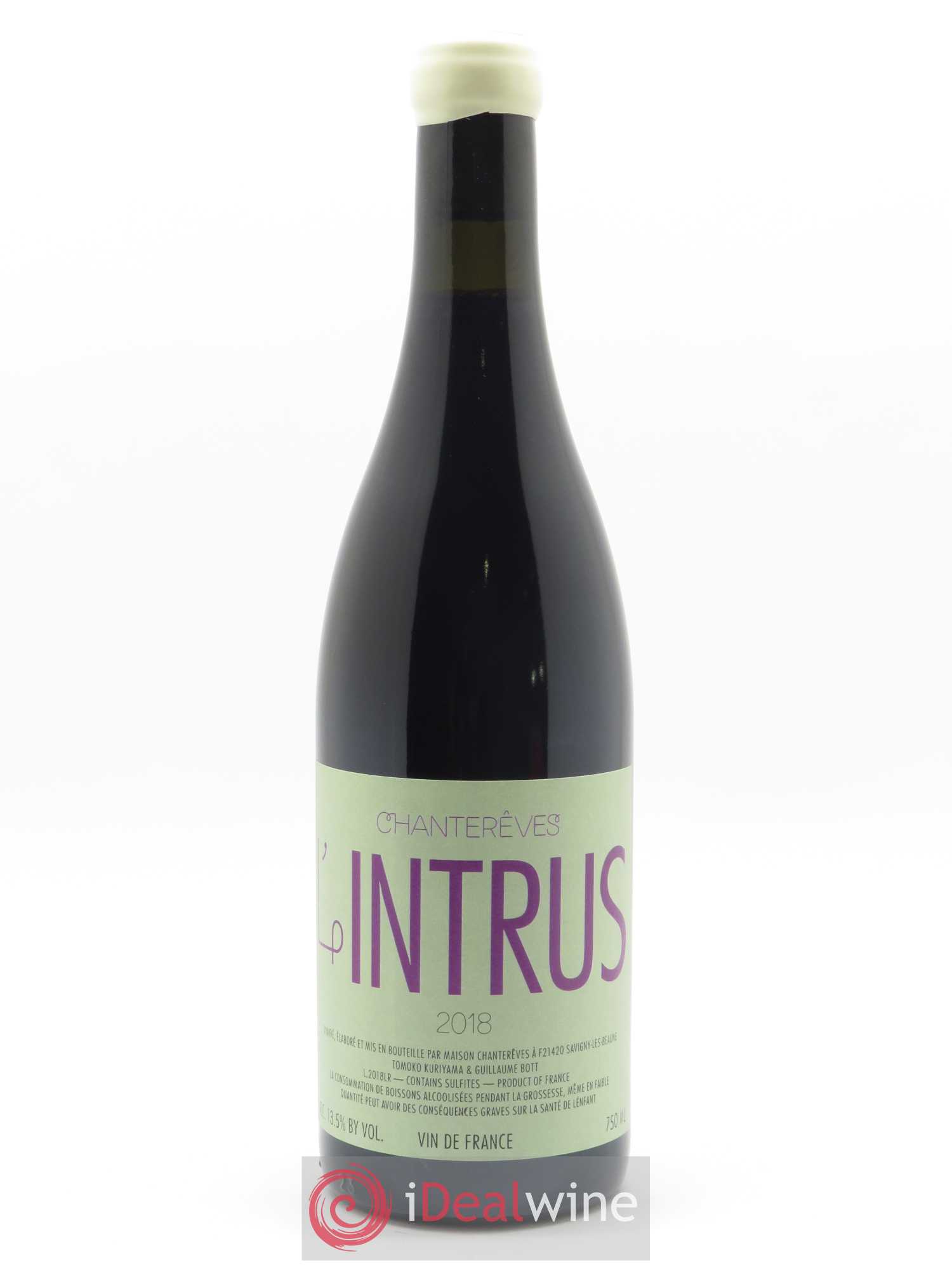 Vin de France L'intrus Chanterêves 2018 - Lot de 1 bouteille - 0
