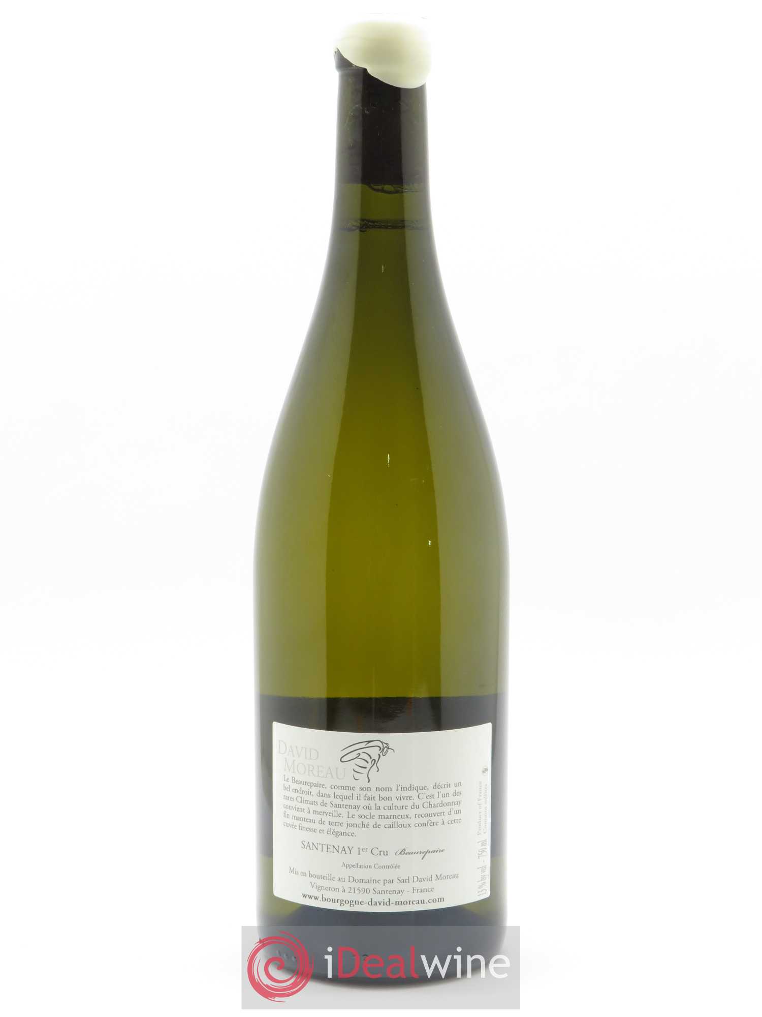 Santenay 1er Cru Le Beaurepaire David Moreau 2018 - Lot de 1 bouteille - 1