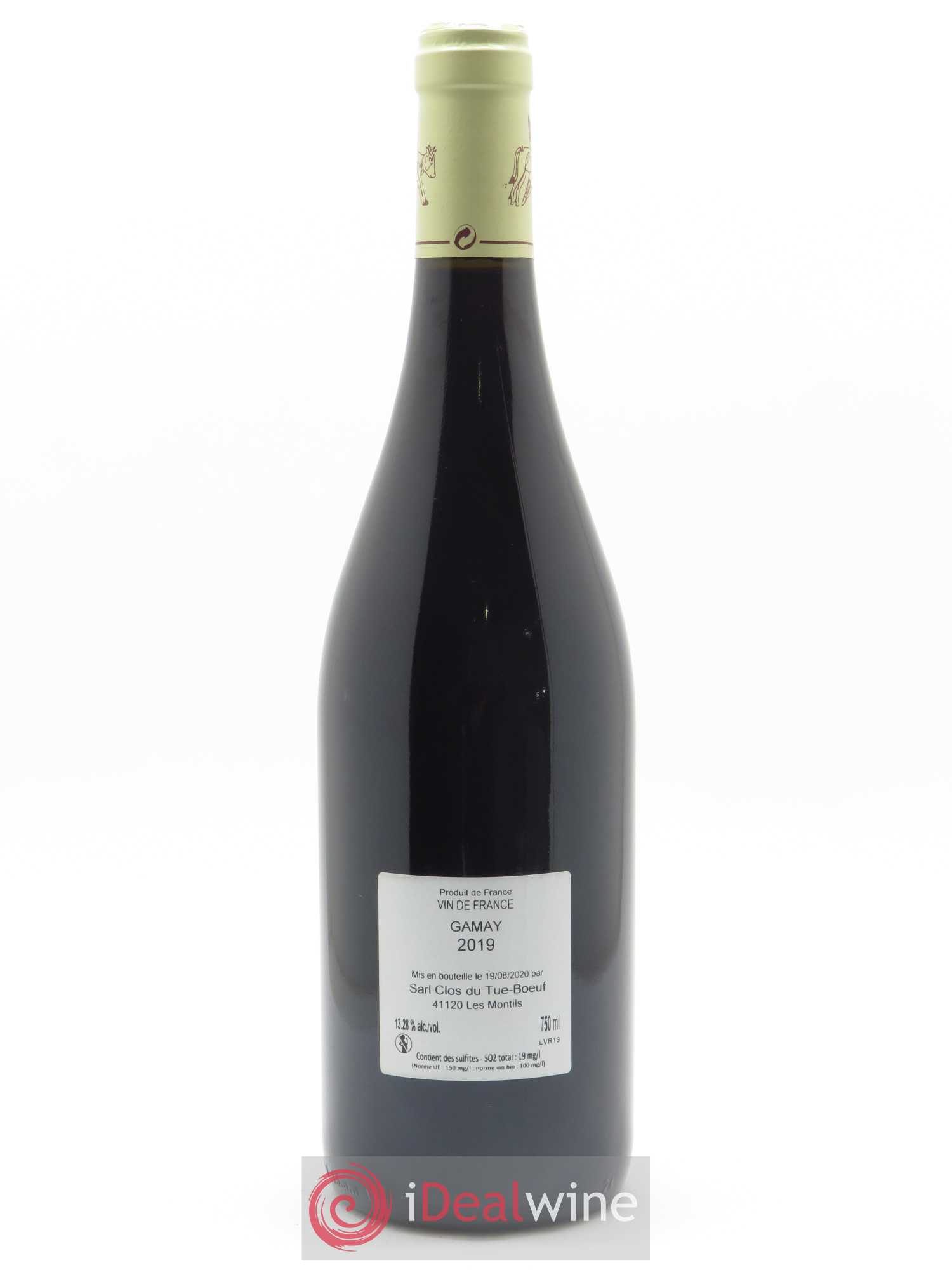 Vin de France Clos du Tue-Boeuf 2019 - Lot de 1 bouteille - 1